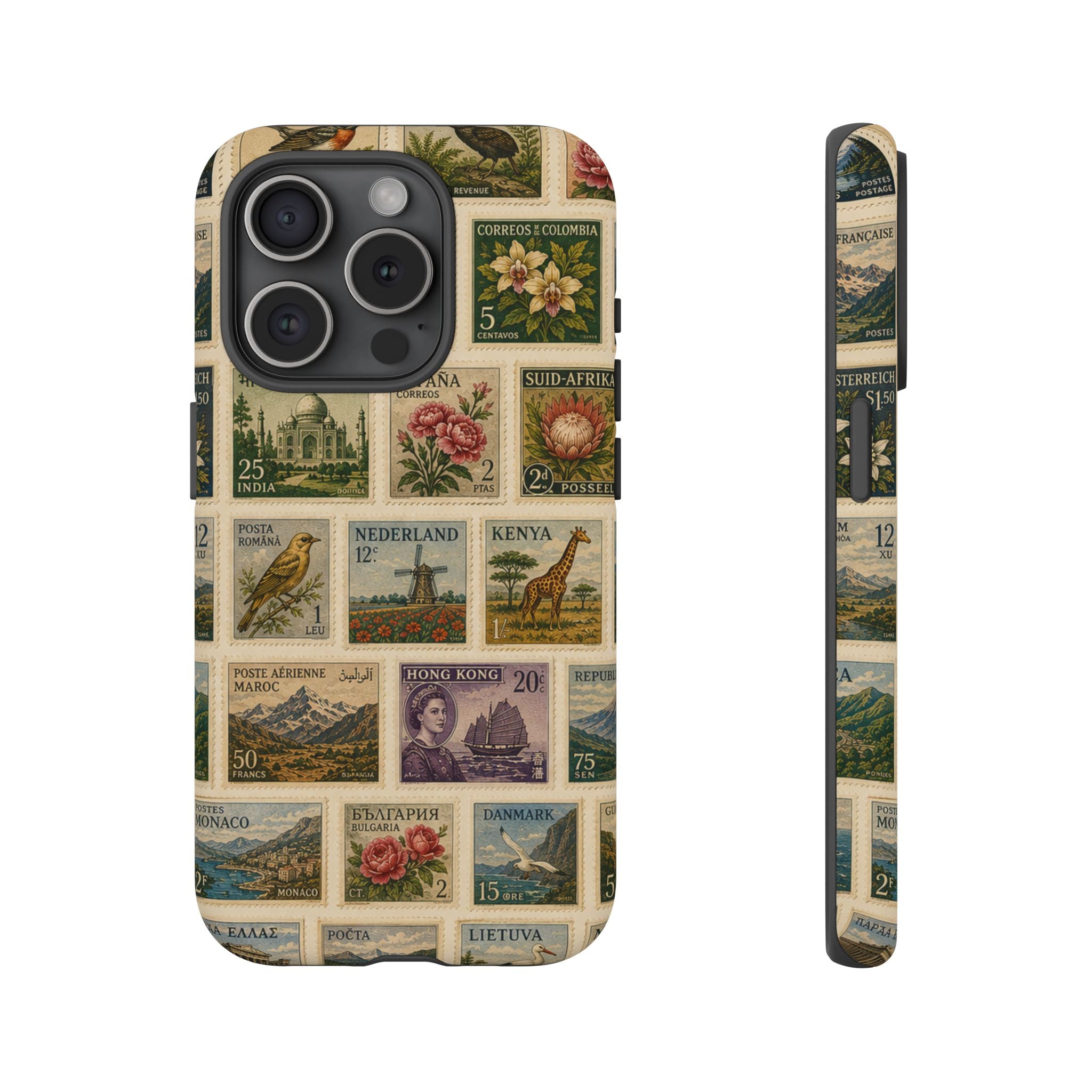 Vintage Postage Stamp Phone Case | Multiple Types