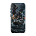 Kraken Sea Battle Phone Case — Ocean Monster Shipwreck Design
