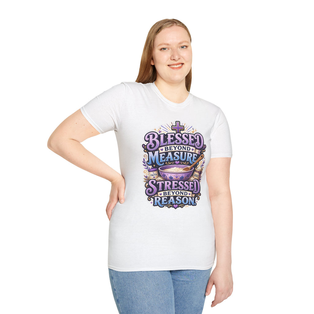 Blessed Beyond Measure T-Shirt — Faith-Inspired Christian Graphic Tee