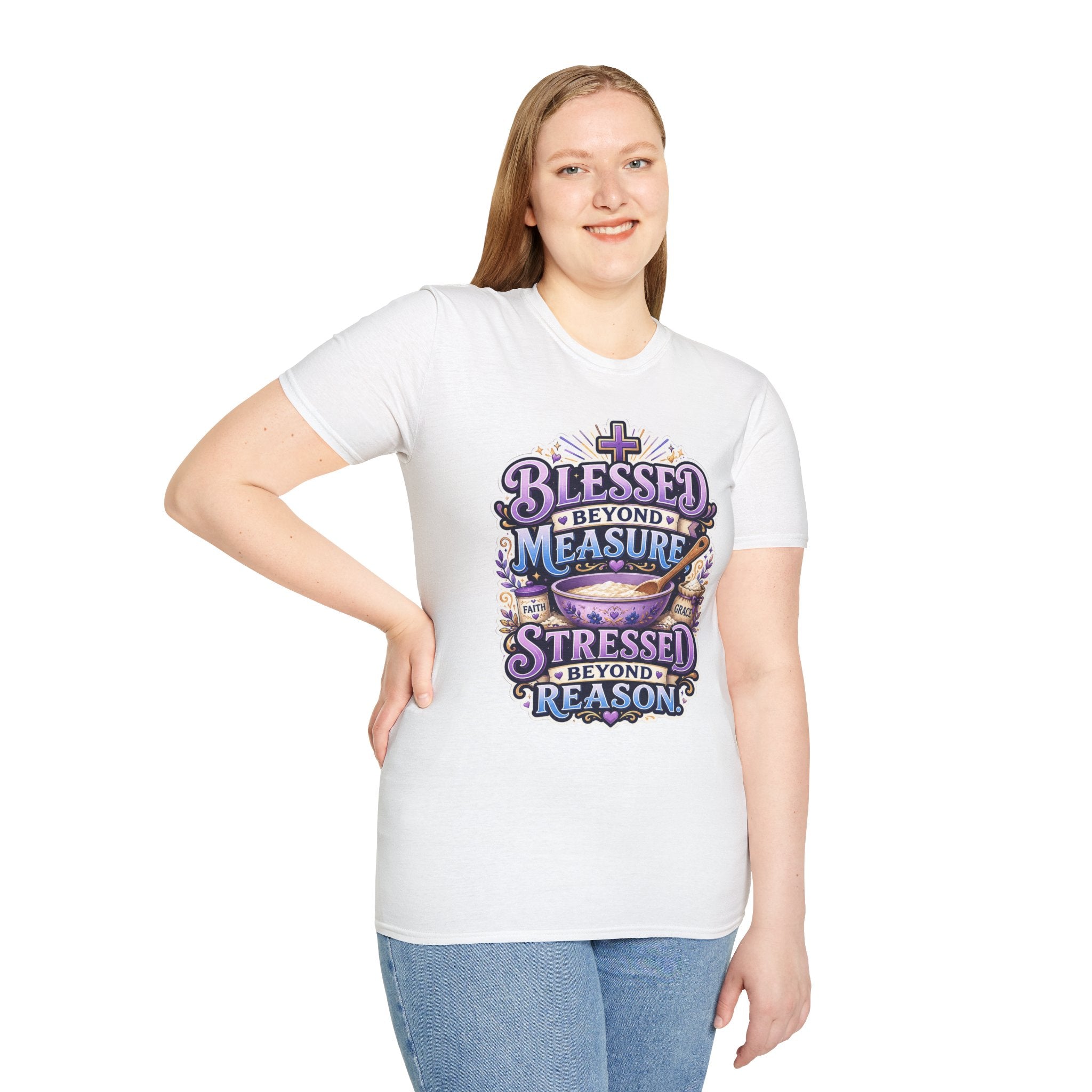 Blessed Beyond Measure T-Shirt — Faith-Inspired Christian Graphic Tee
