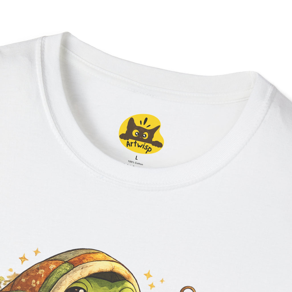 T-Shirt — Cozy Frog “One More Chapter” Graphic Tee