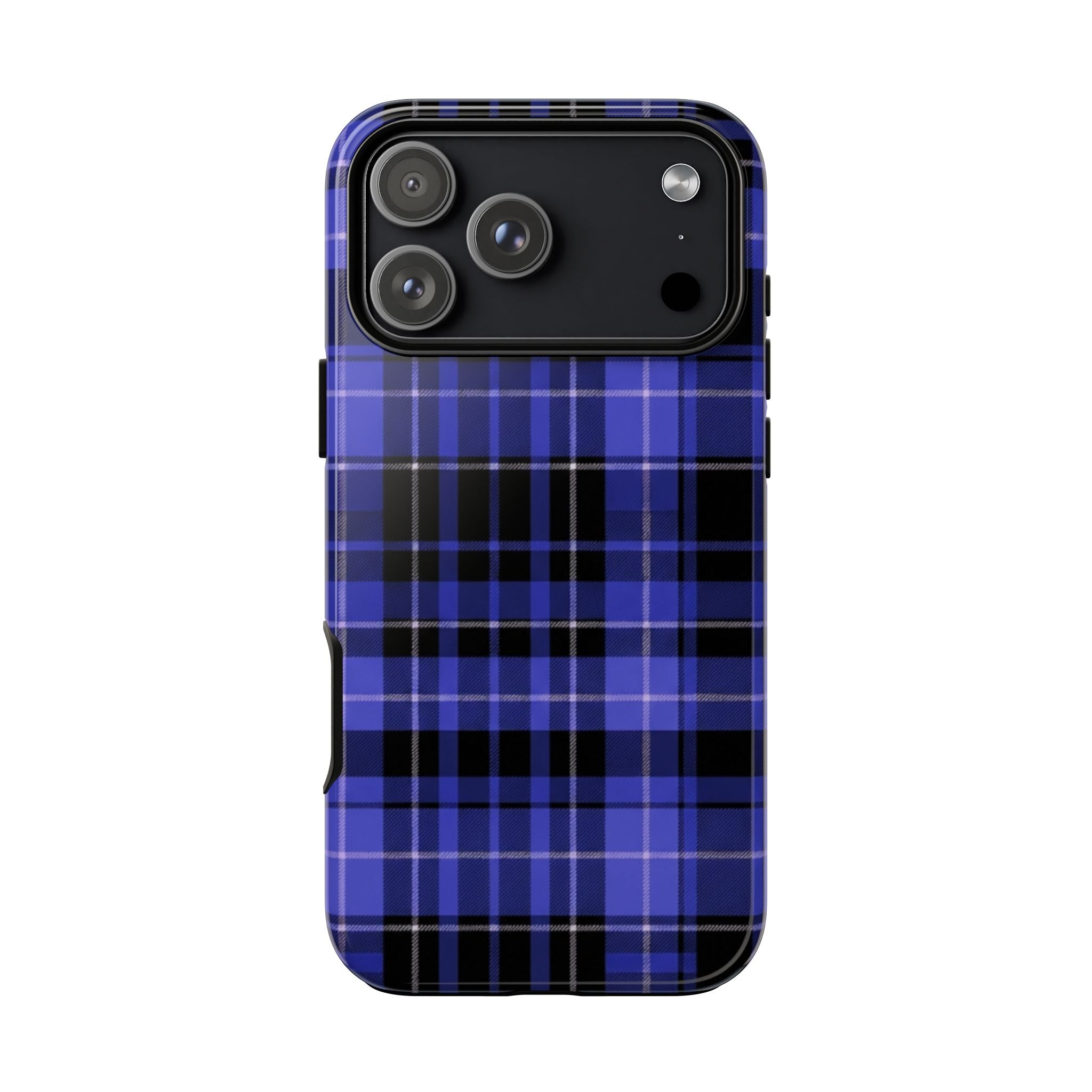 Blue Buffalo Plaid Tough Case — Blue Plaid Protective Phone Case