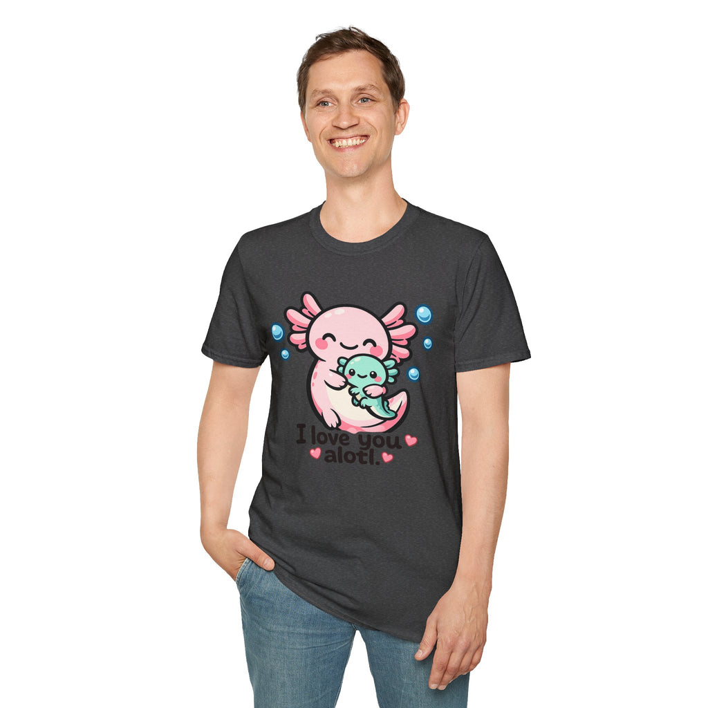 "I love you a lotl" Cute Axolotl Family Tee