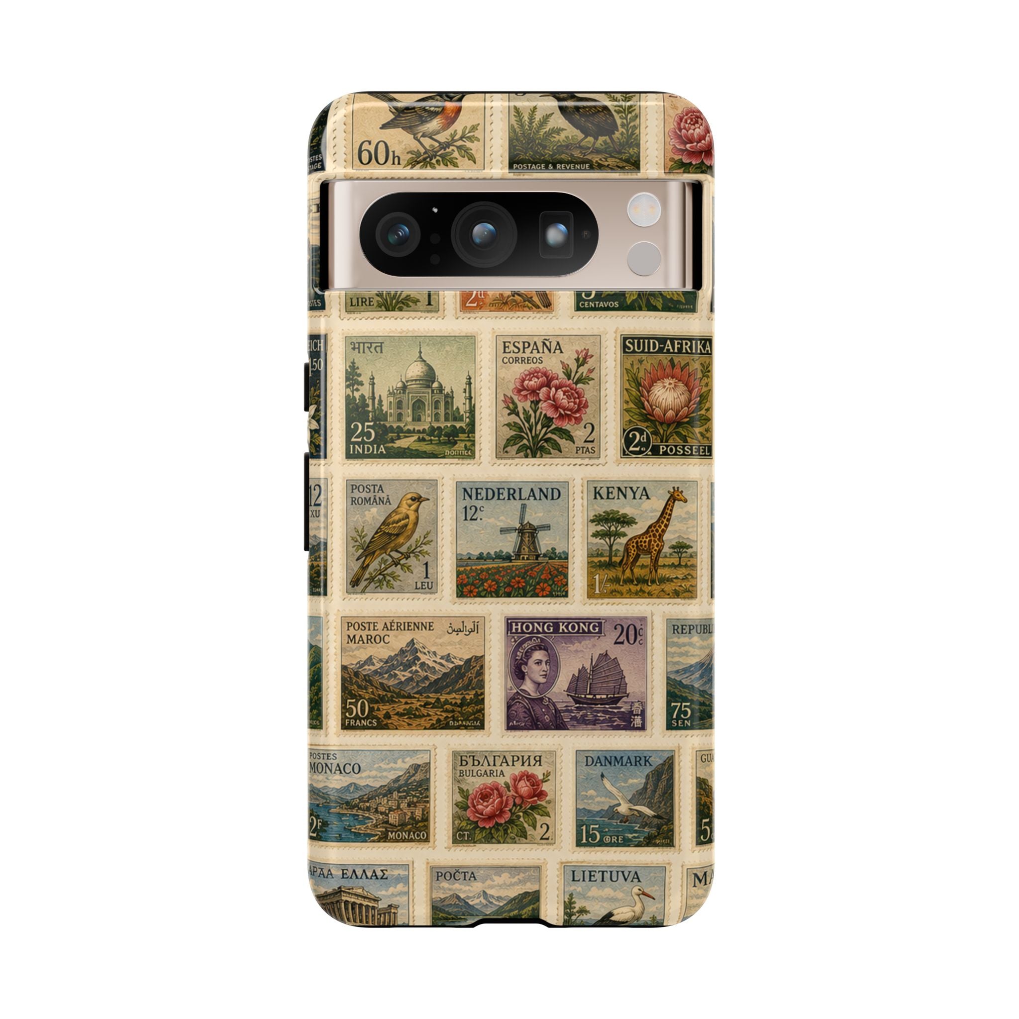 Vintage Postage Stamp Phone Case | Multiple Types