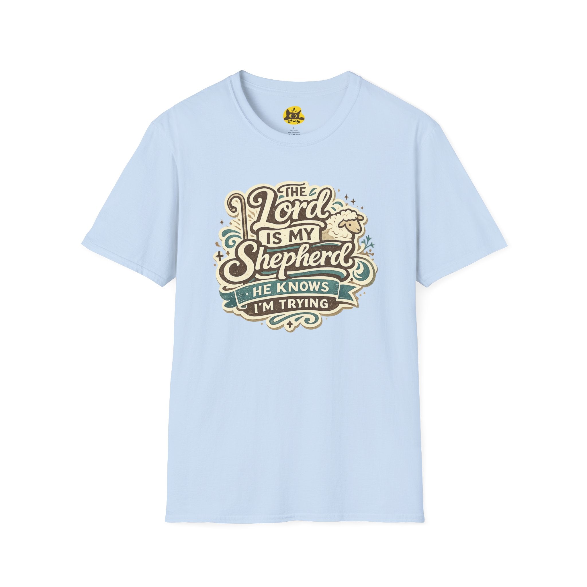 The Lord Is My Shepherd T-Shirt — Christian Faith Inspirational Tee