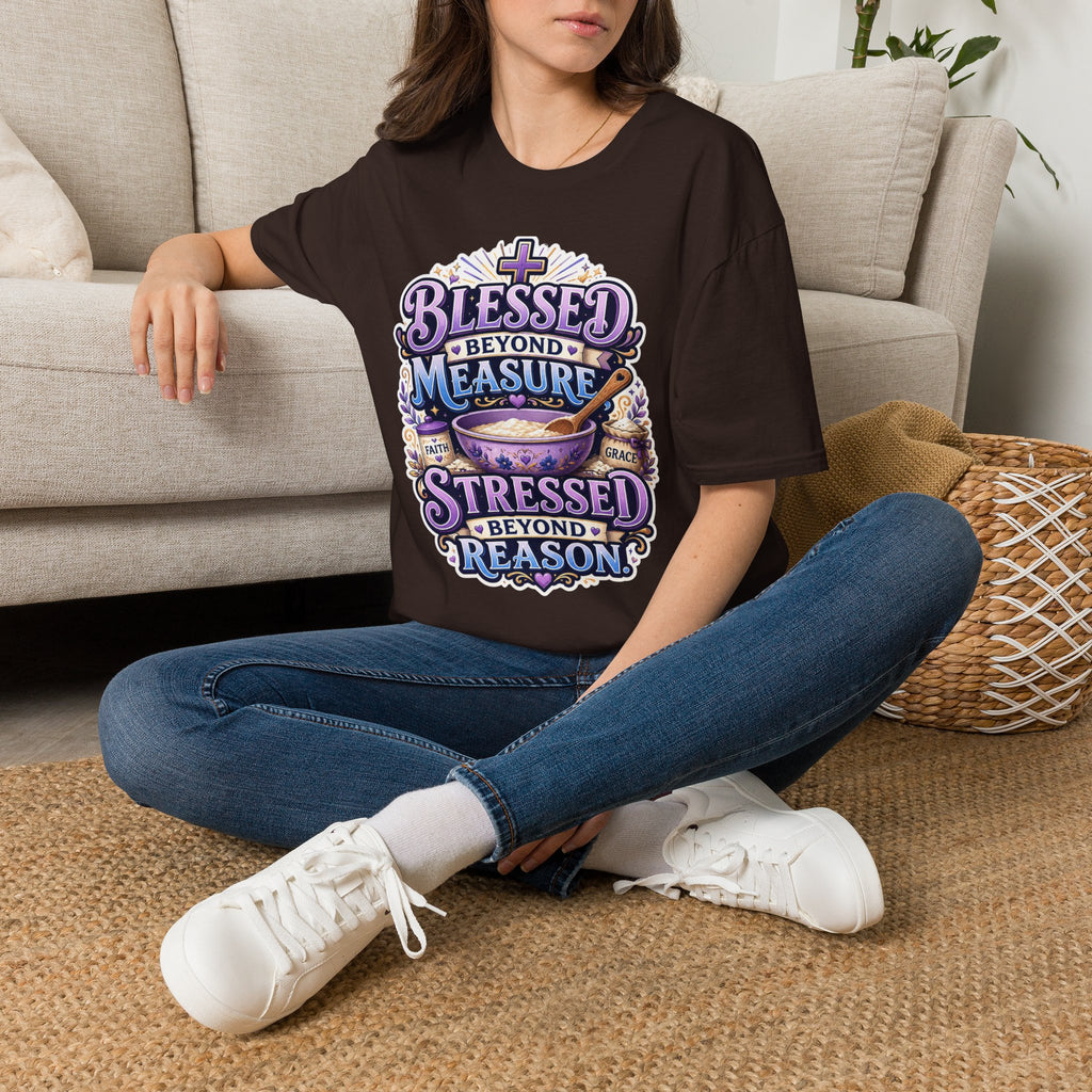 Blessed Beyond Measure T-Shirt — Faith-Inspired Christian Graphic Tee