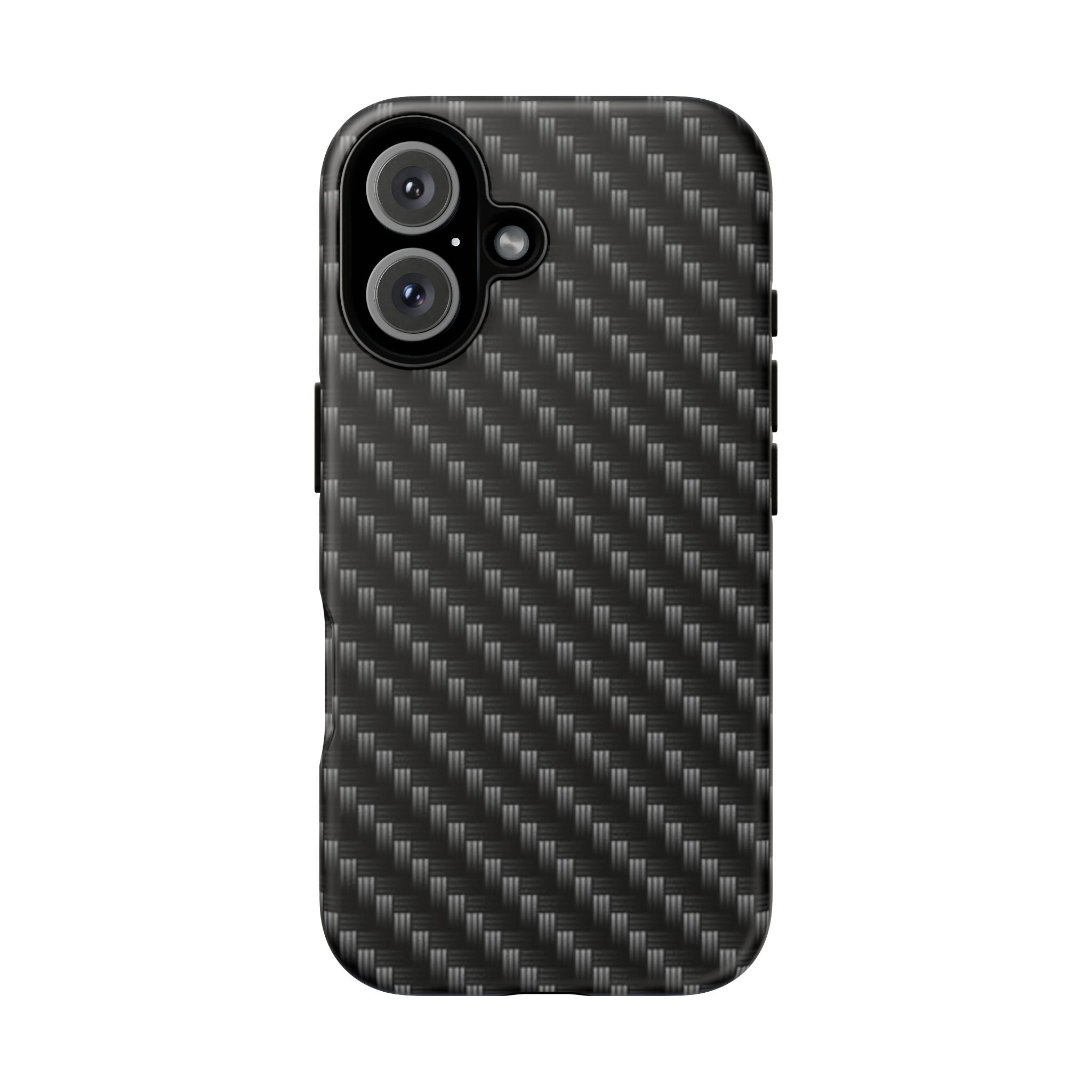 Carbon Fiber Pattern Tough Phone Case - Slim Protective Phone Cover