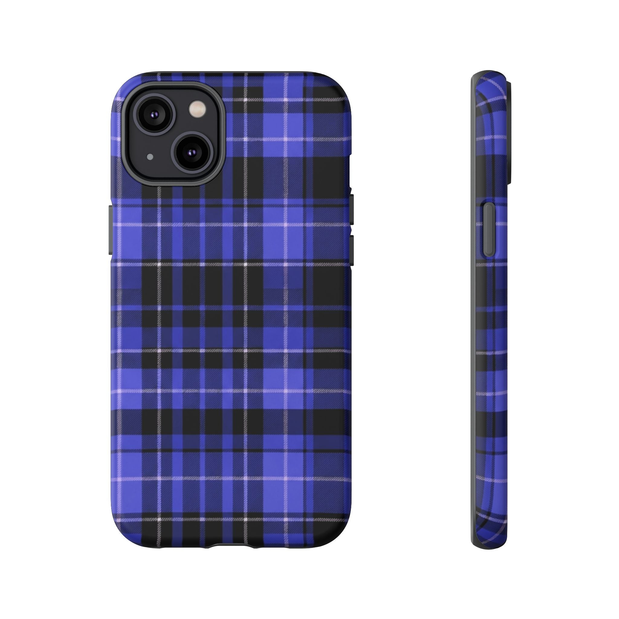 Blue Buffalo Plaid Tough Case — Blue Plaid Protective Phone Case