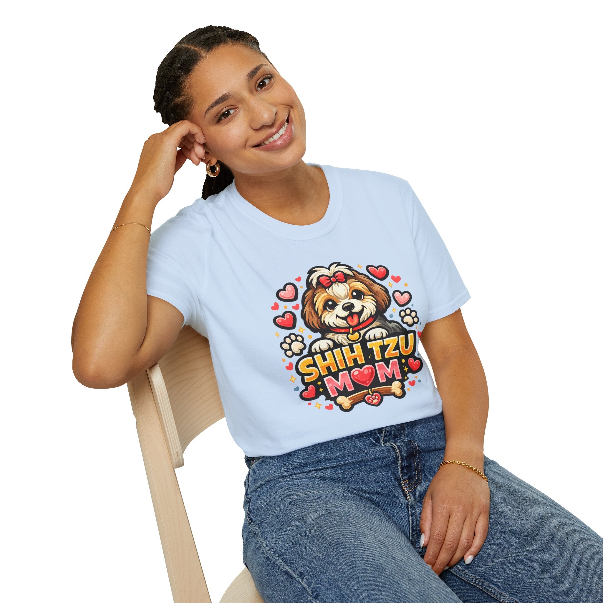 Shih Tzu Mom T-Shirt — Cute Shitzu Mom Tee