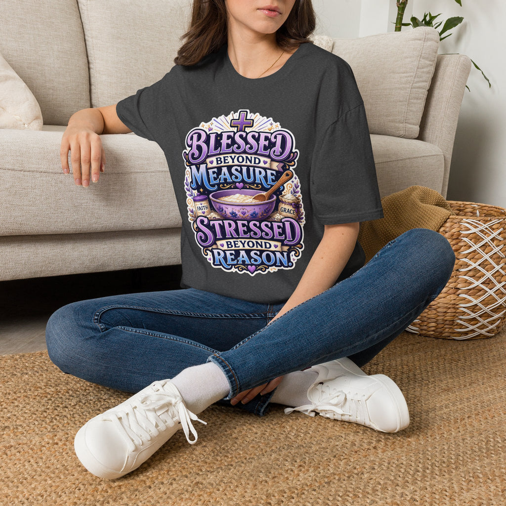 Blessed Beyond Measure T-Shirt — Faith-Inspired Christian Graphic Tee