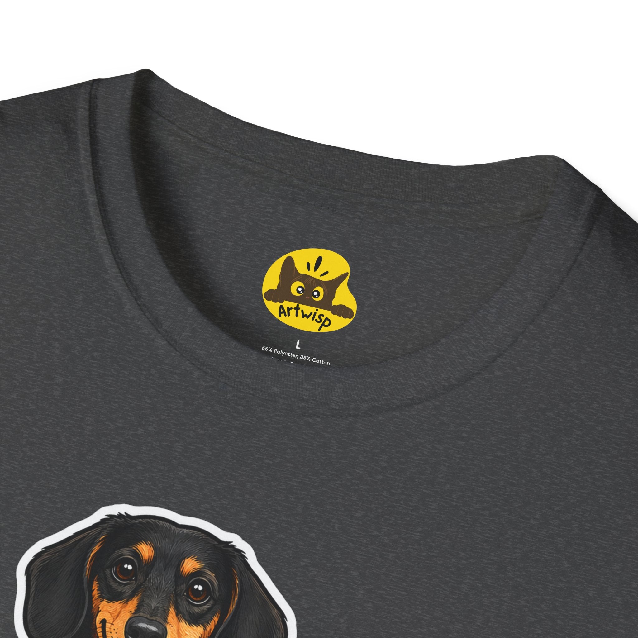 Dachshund Papa T-Shirt — Cute Black & Tan Sausage Dog Tee for Dog Dads