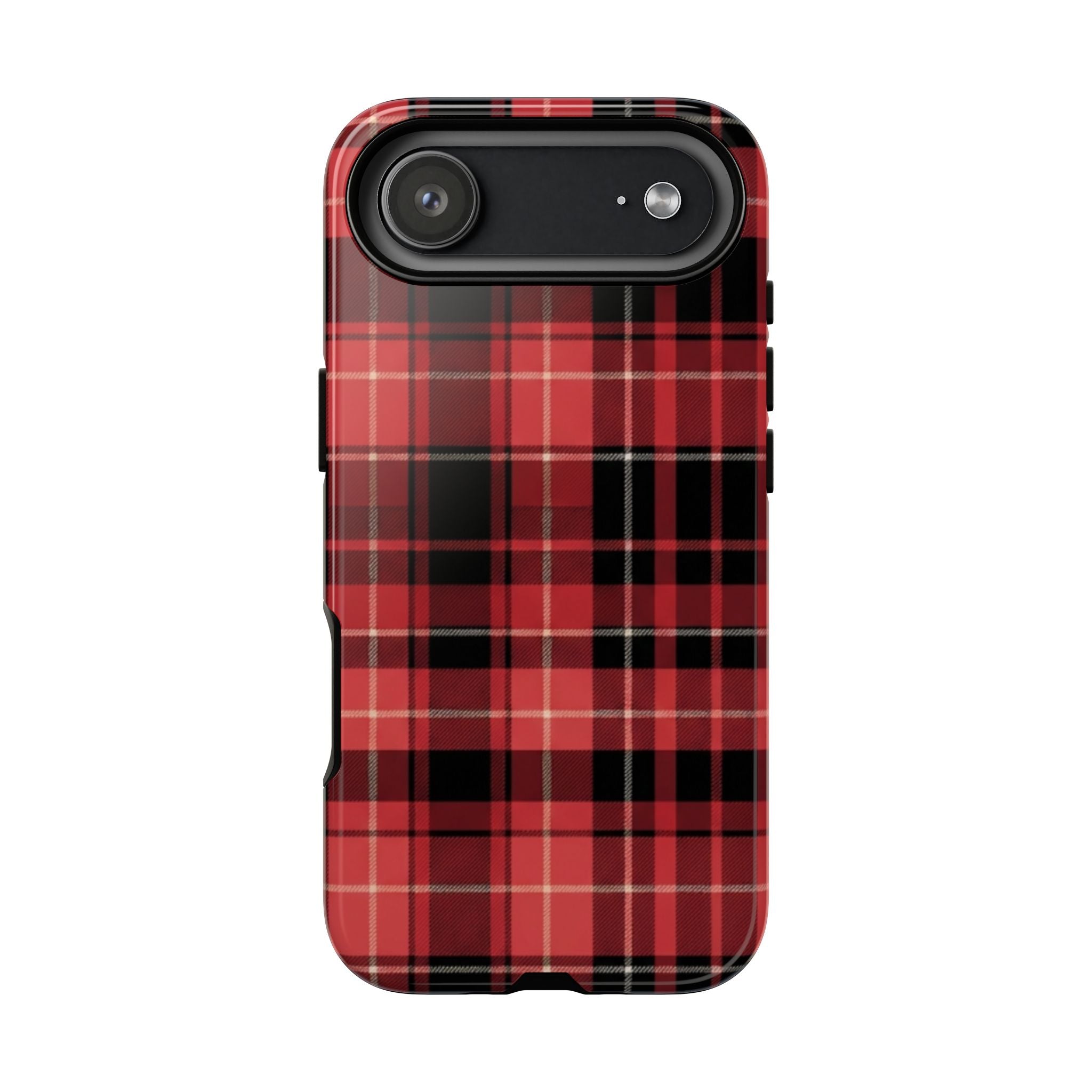Red Black Buffalo Plaid Tough Phone Case