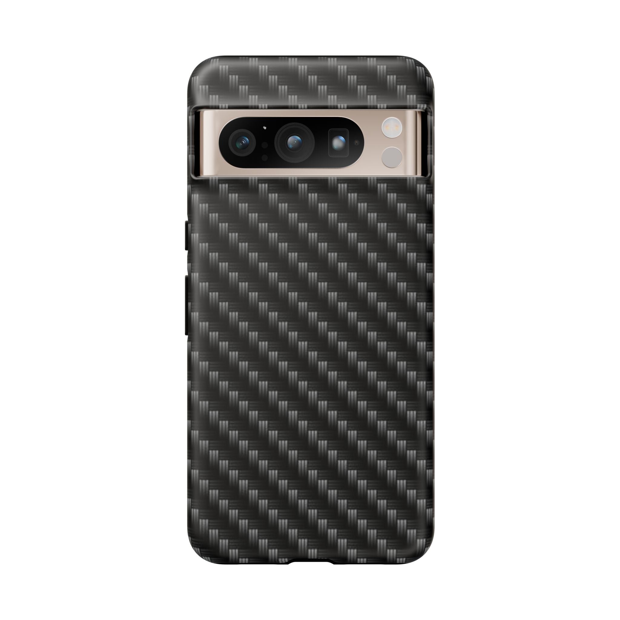 Carbon Fiber Pattern Tough Phone Case - Slim Protective Phone Cover