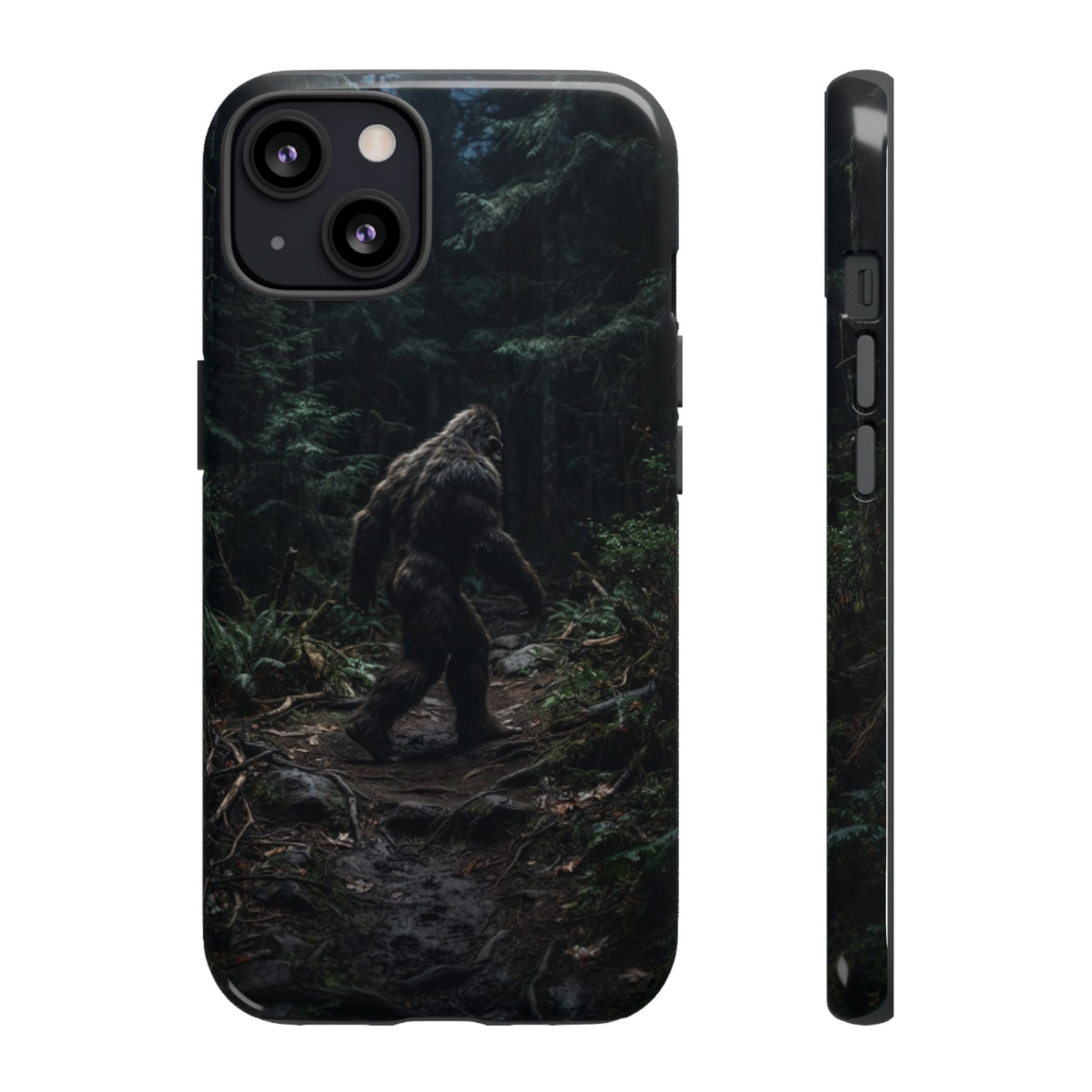 Bigfoot Forest Phone Case — Sasquatch Woodland Protective Cover