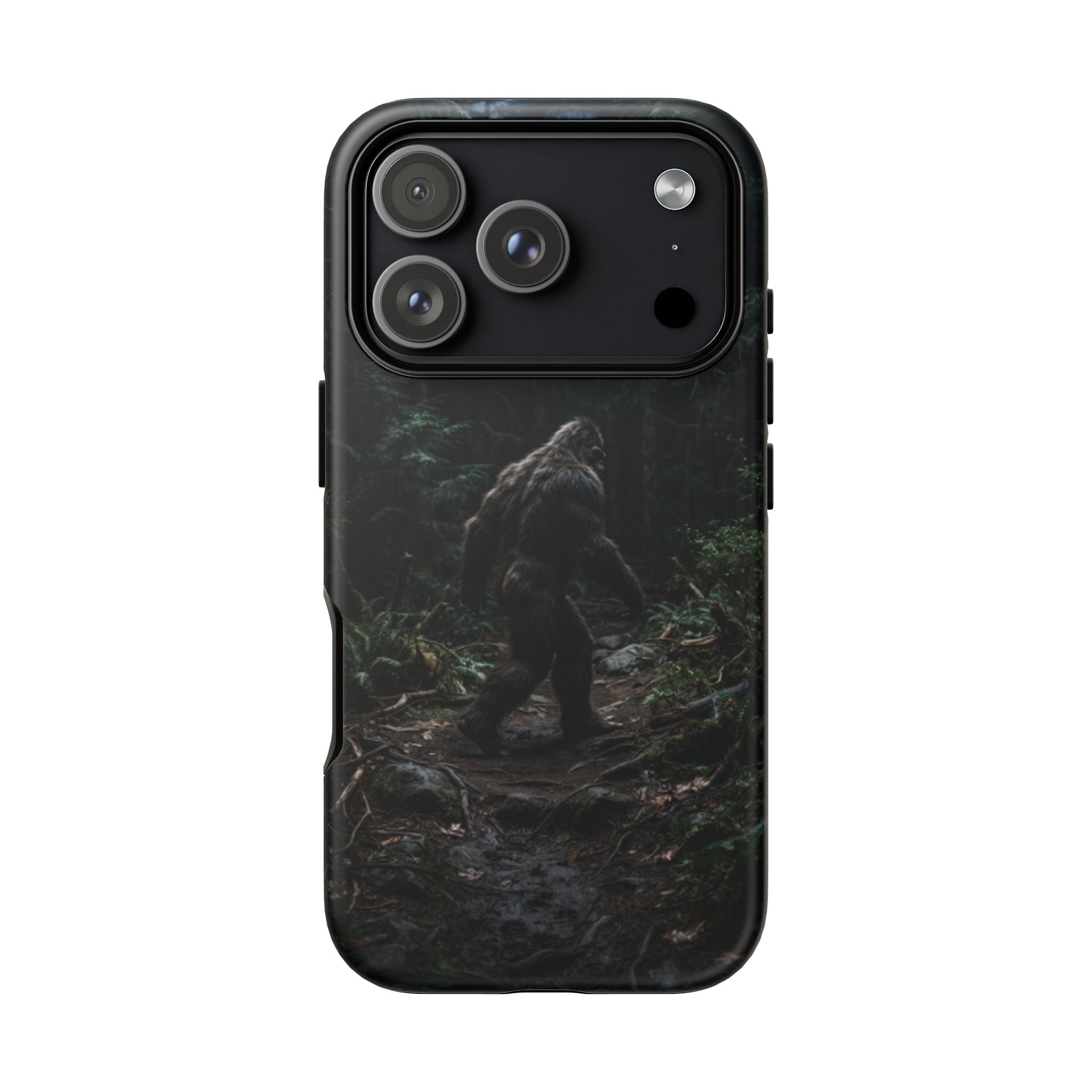 Bigfoot Forest Phone Case — Sasquatch Woodland Protective Cover