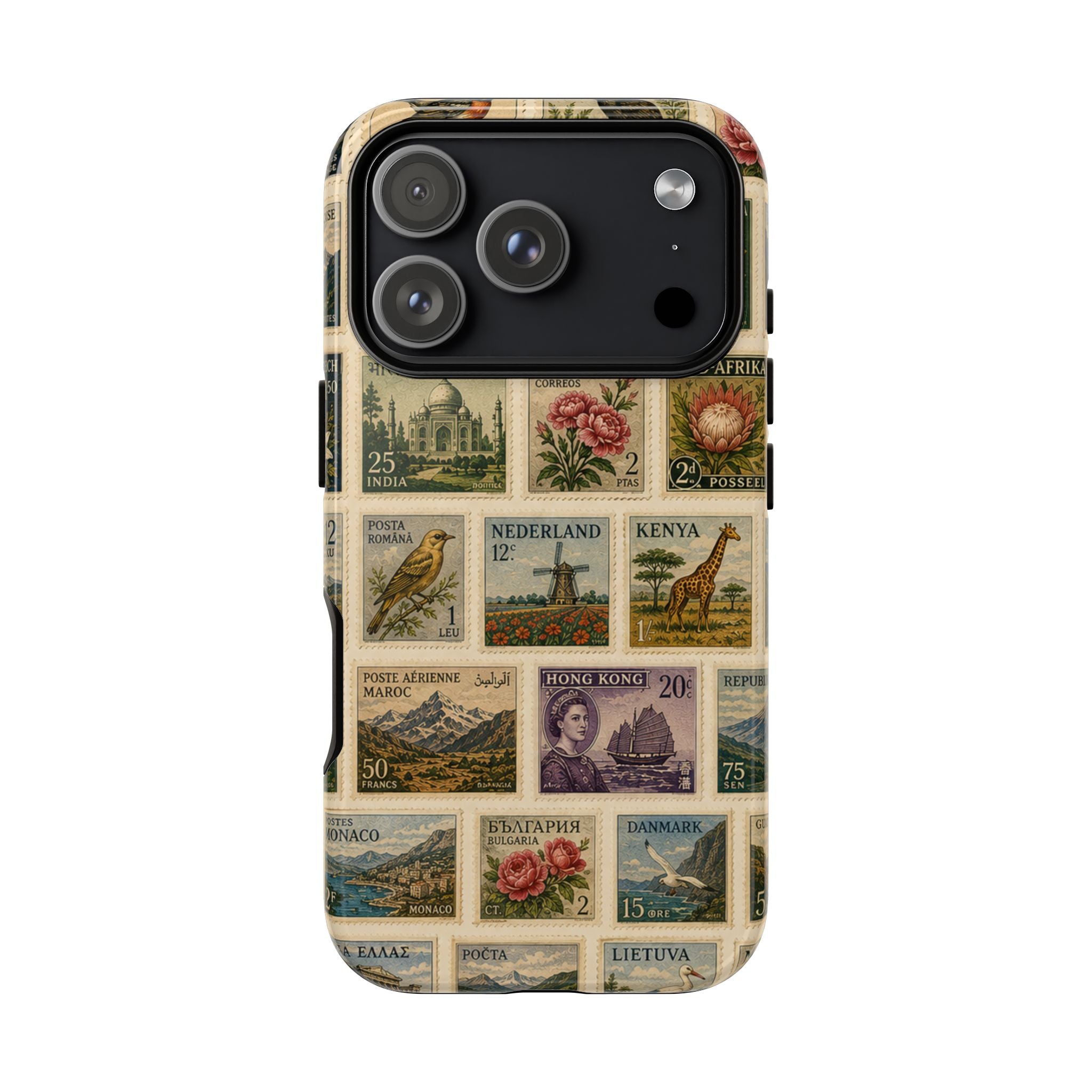 Vintage Postage Stamp Phone Case | Multiple Types