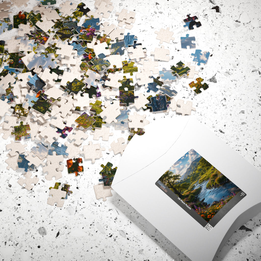 Scenic River Valley Jigsaw Puzzle — 110-1014 pcs Nature Puzzle