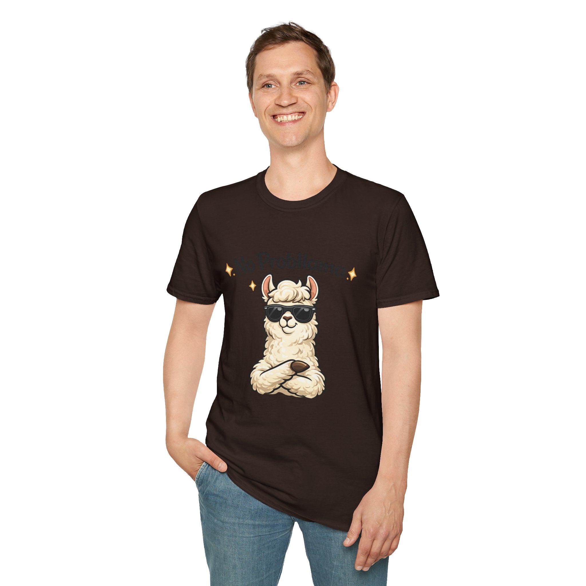No Probllama T-Shirt — Funny Llama Graphic Tee