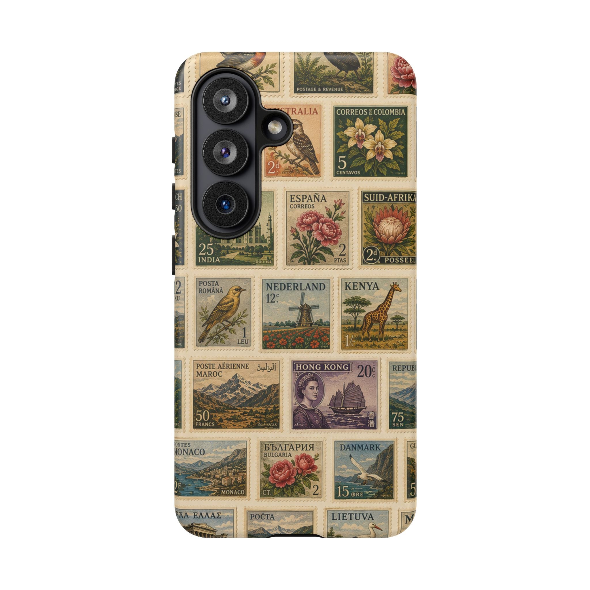 Vintage Postage Stamp Phone Case | Multiple Types