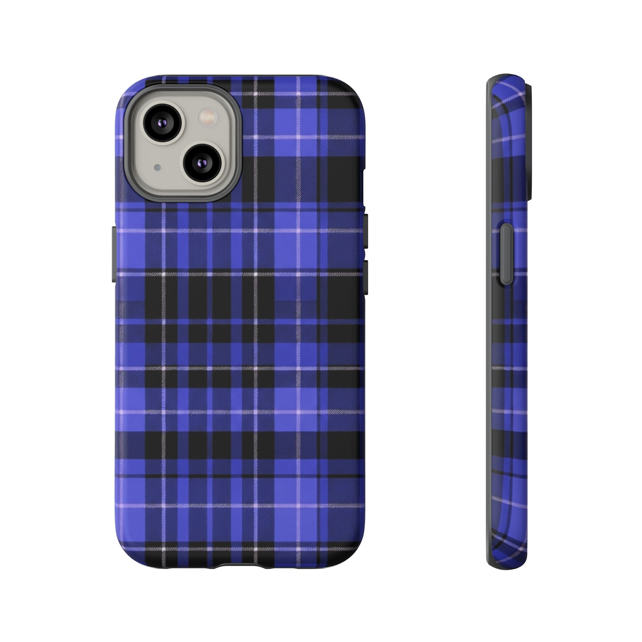 Blue Buffalo Plaid Tough Case — Blue Plaid Protective Phone Case