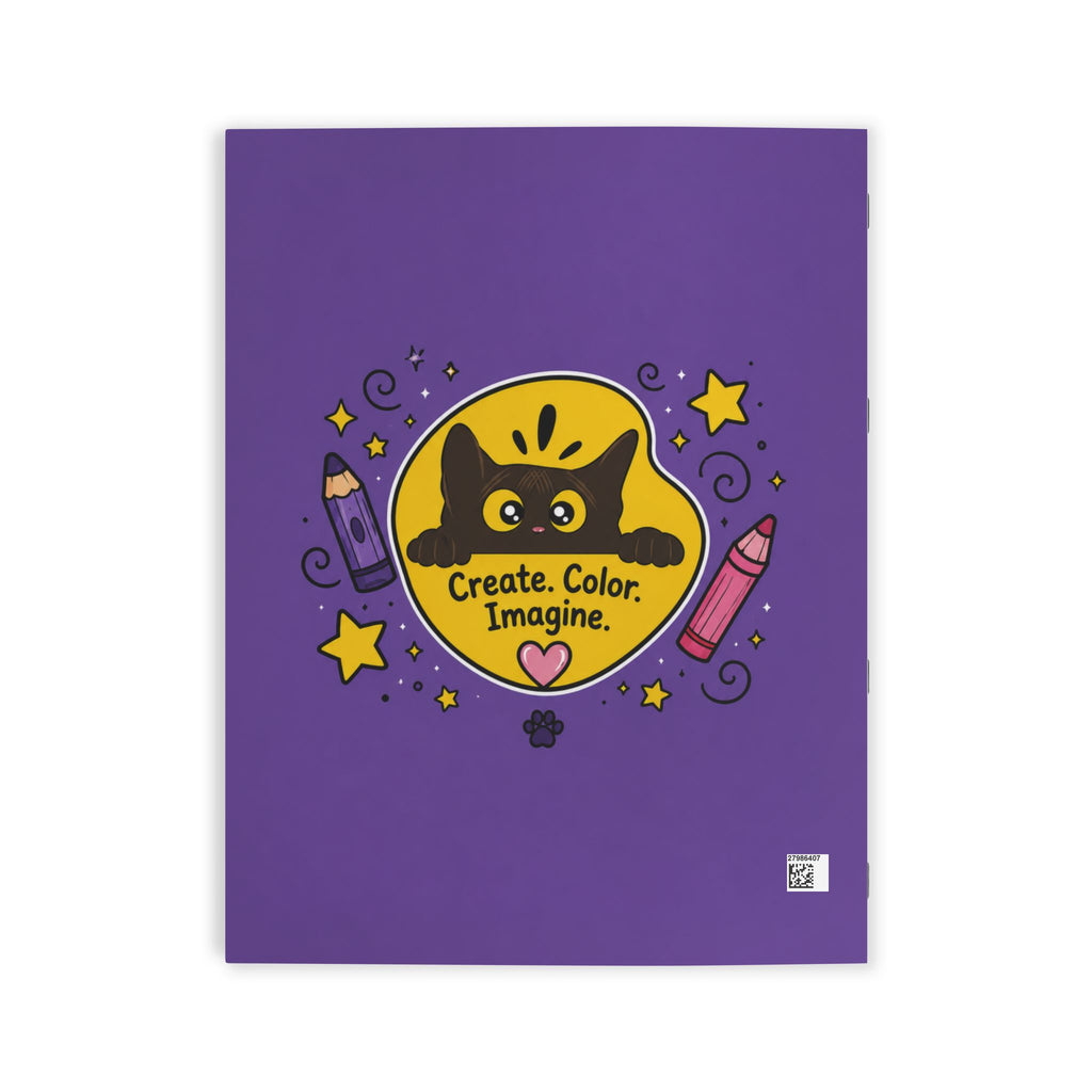 Awesome Kawaii Food Coloring Book — Cozy Simple Scenes Coloring Book (Create. Color. Imagine.)