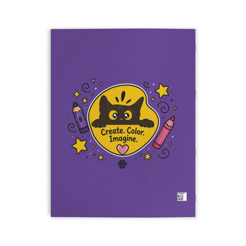 Awesome Kawaii Food Coloring Book — Cozy Simple Scenes Coloring Book (Create. Color. Imagine.)