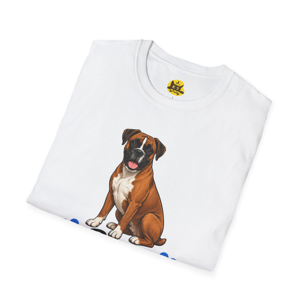 Boxer Papa T-Shirt — Cute Boxer Dog Dad Shirt