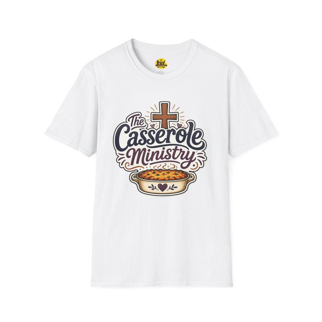 Casserole Ministry T‑Shirt — Faith & Fellowship Church Cooking Crew Tee