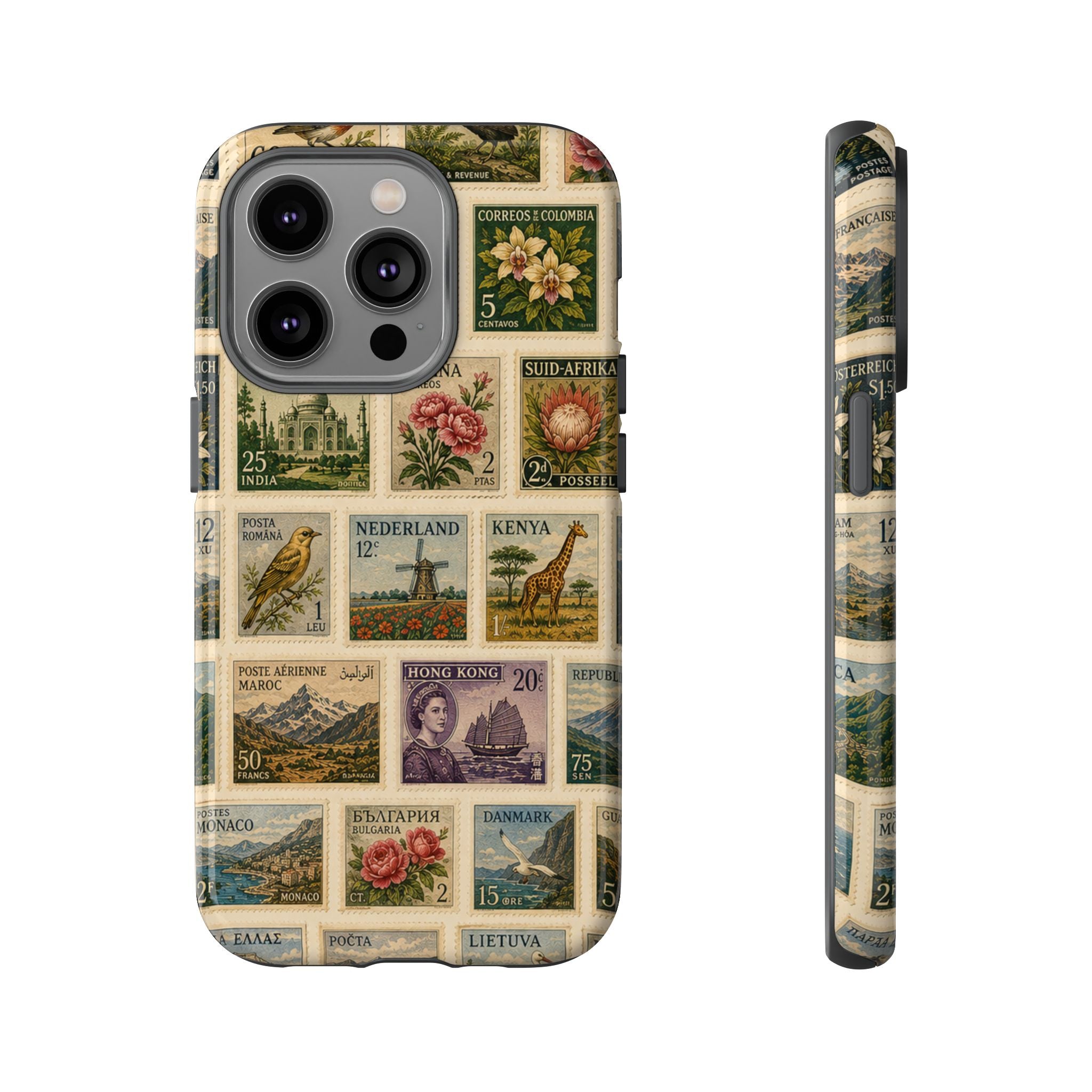 Vintage Postage Stamp Phone Case | Multiple Types
