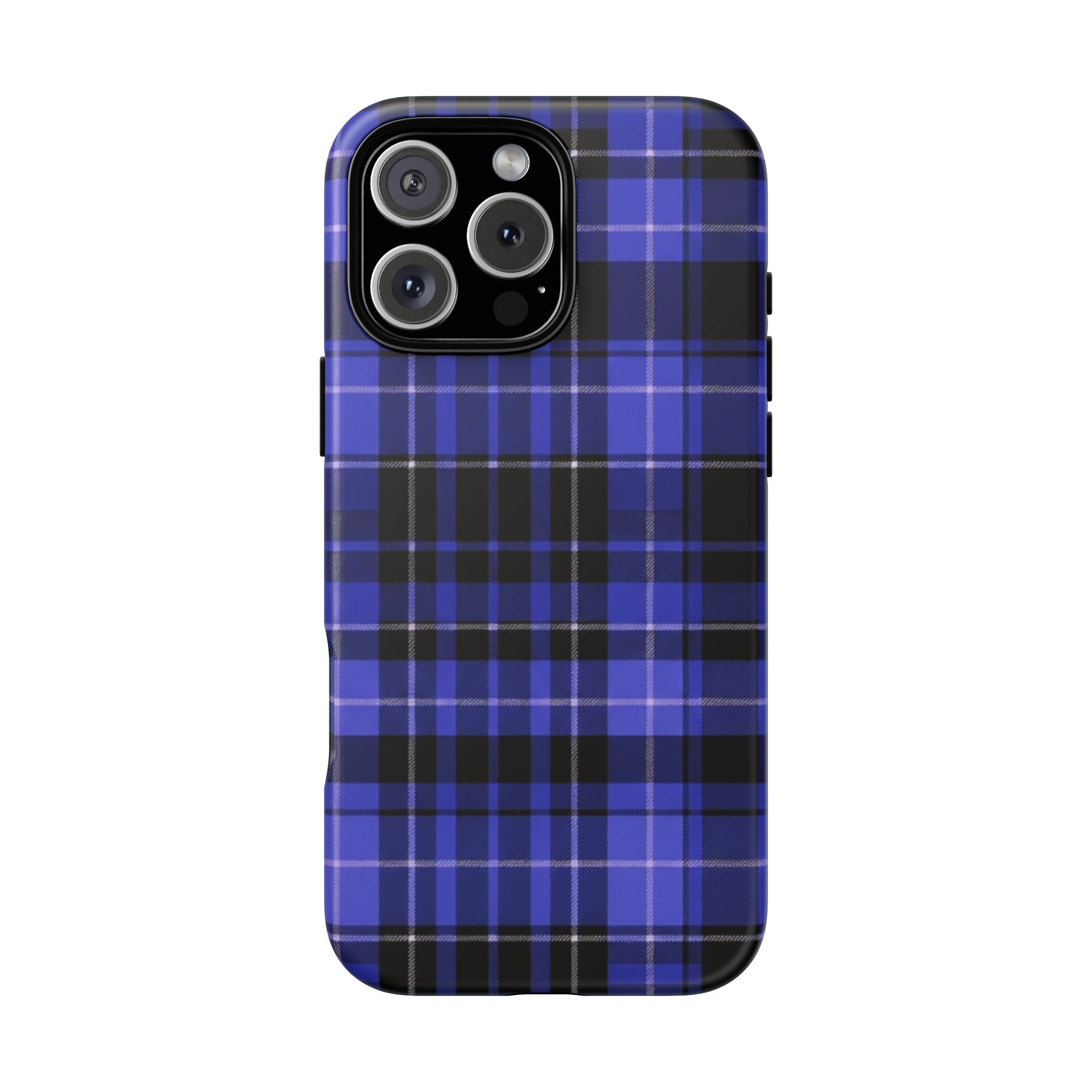 Blue Buffalo Plaid Tough Case — Blue Plaid Protective Phone Case