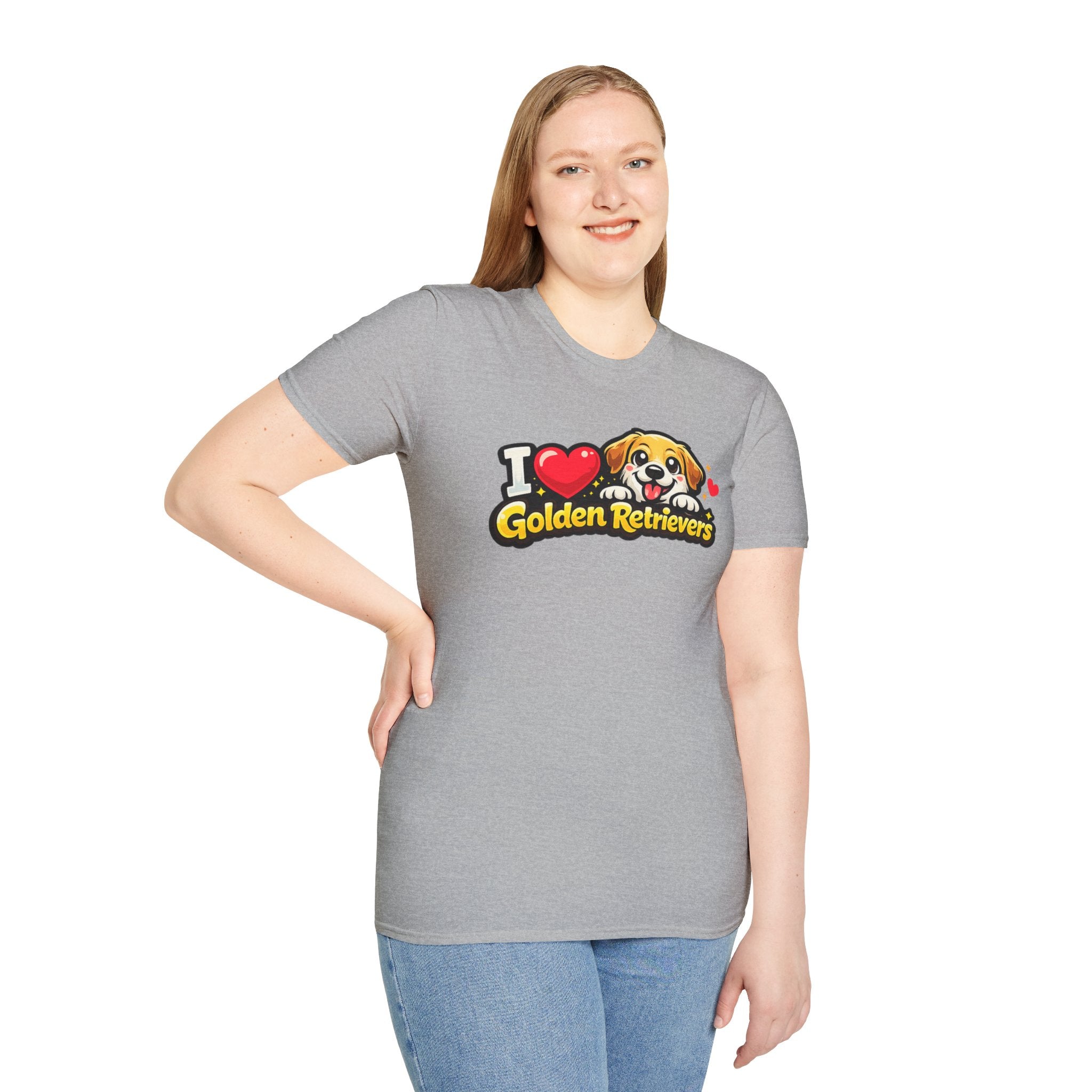 I Heart Golden Retrievers T-Shirt — Cute Lab Dog Lover Tee