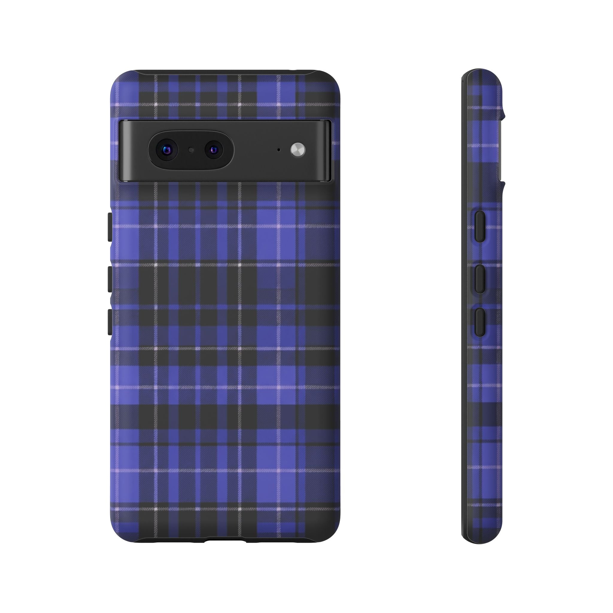 Blue Buffalo Plaid Tough Case — Blue Plaid Protective Phone Case