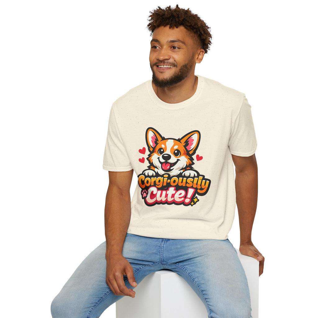 Corgi-ously Cute! Corgi Graphic T-Shirt