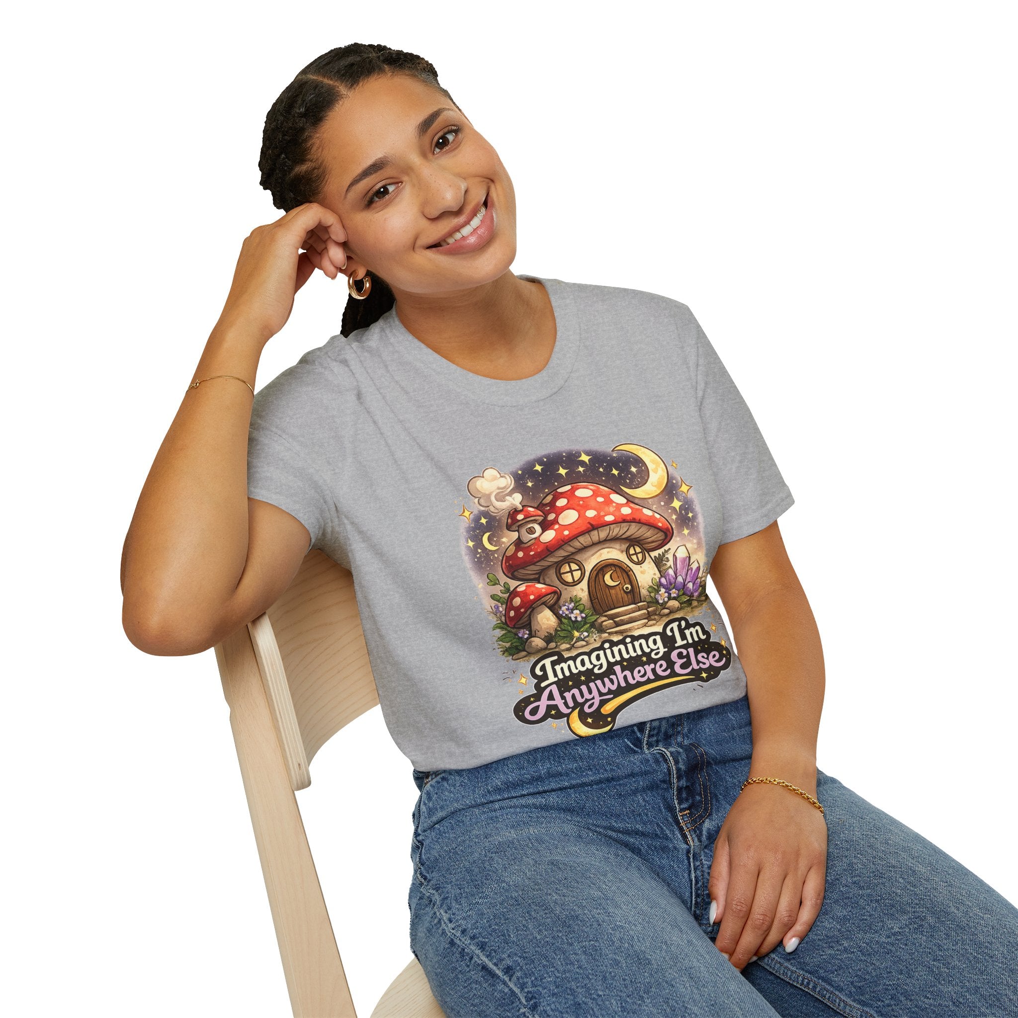 Imagining I'm Anywhere Else | Unisex Softstyle T-Shirt