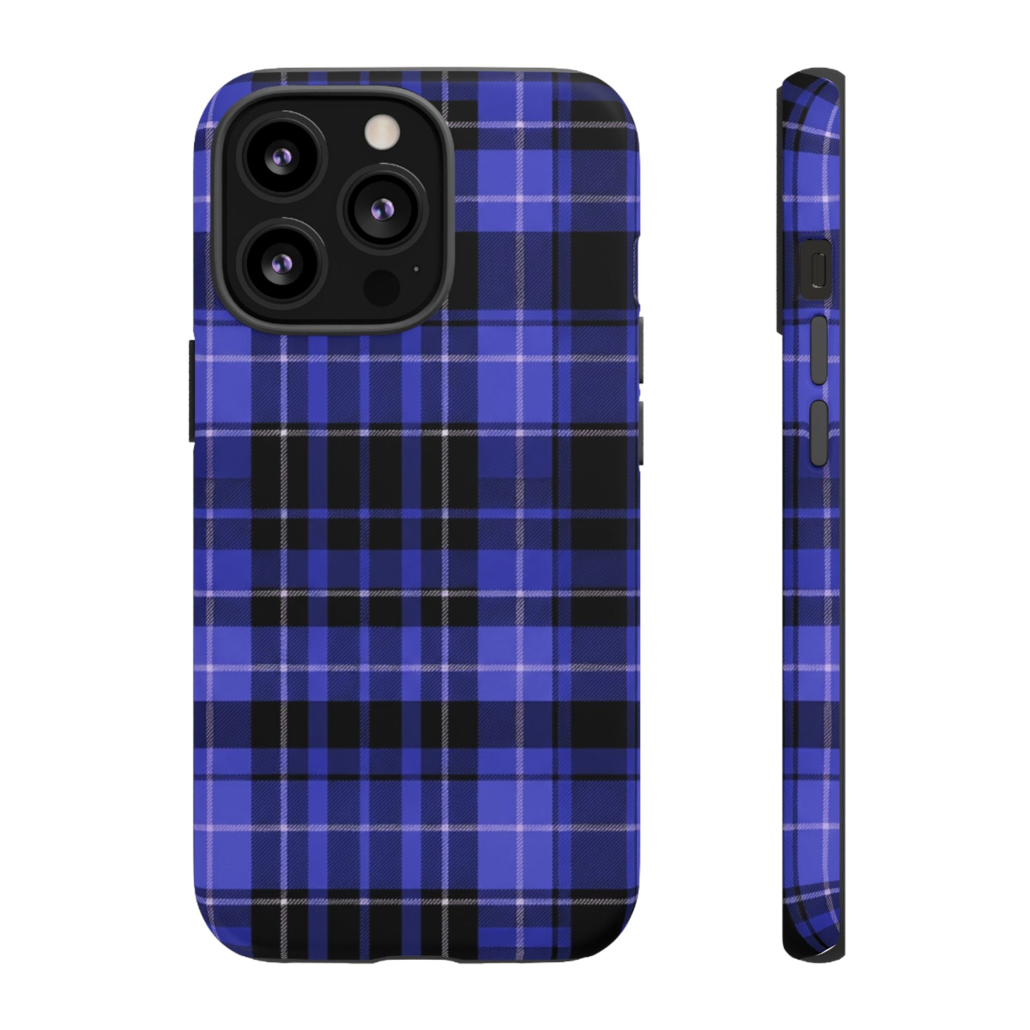 Blue Buffalo Plaid Tough Case — Blue Plaid Protective Phone Case