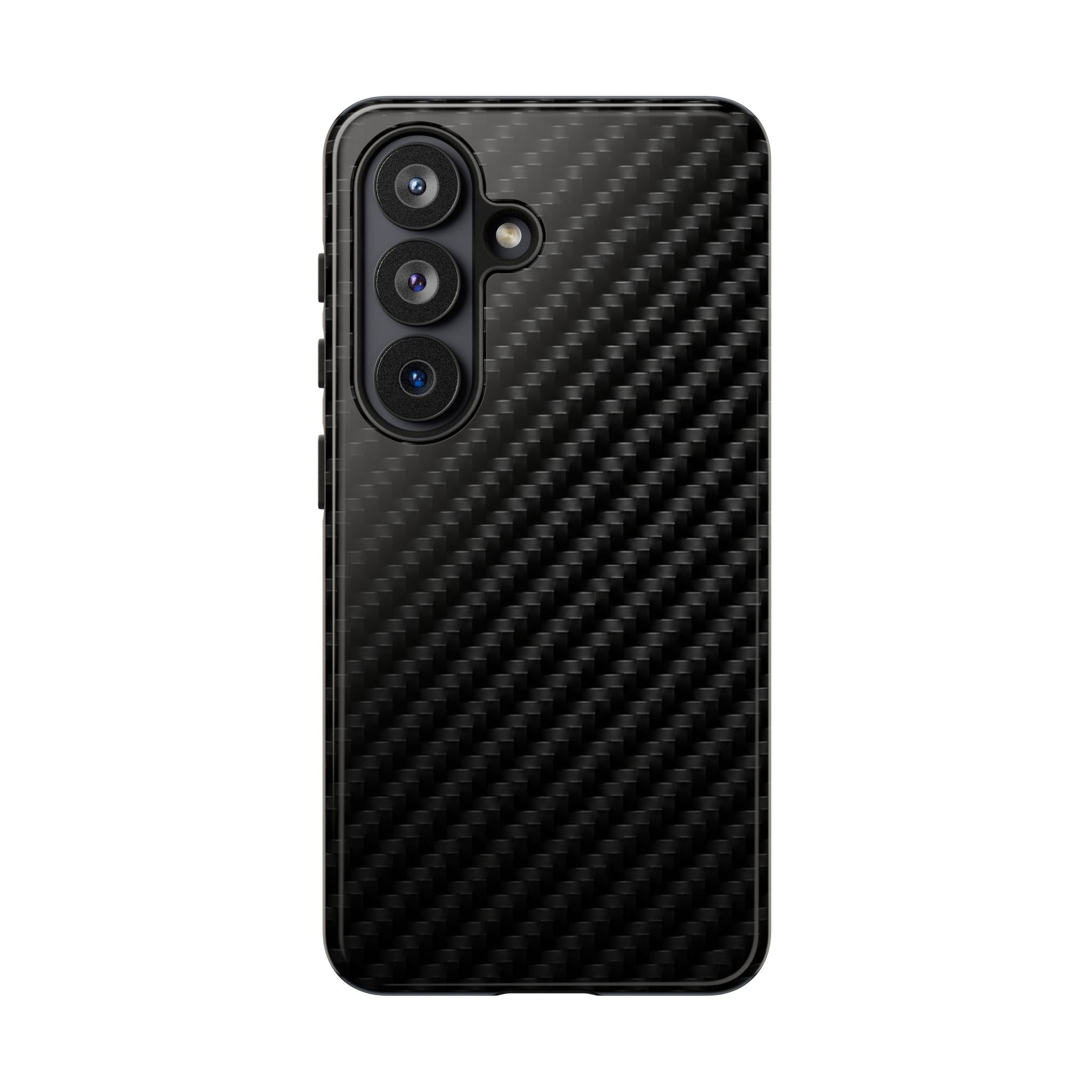 Carbon Fiber Pattern Tough Phone Case - Slim Protective iPhone Cover
