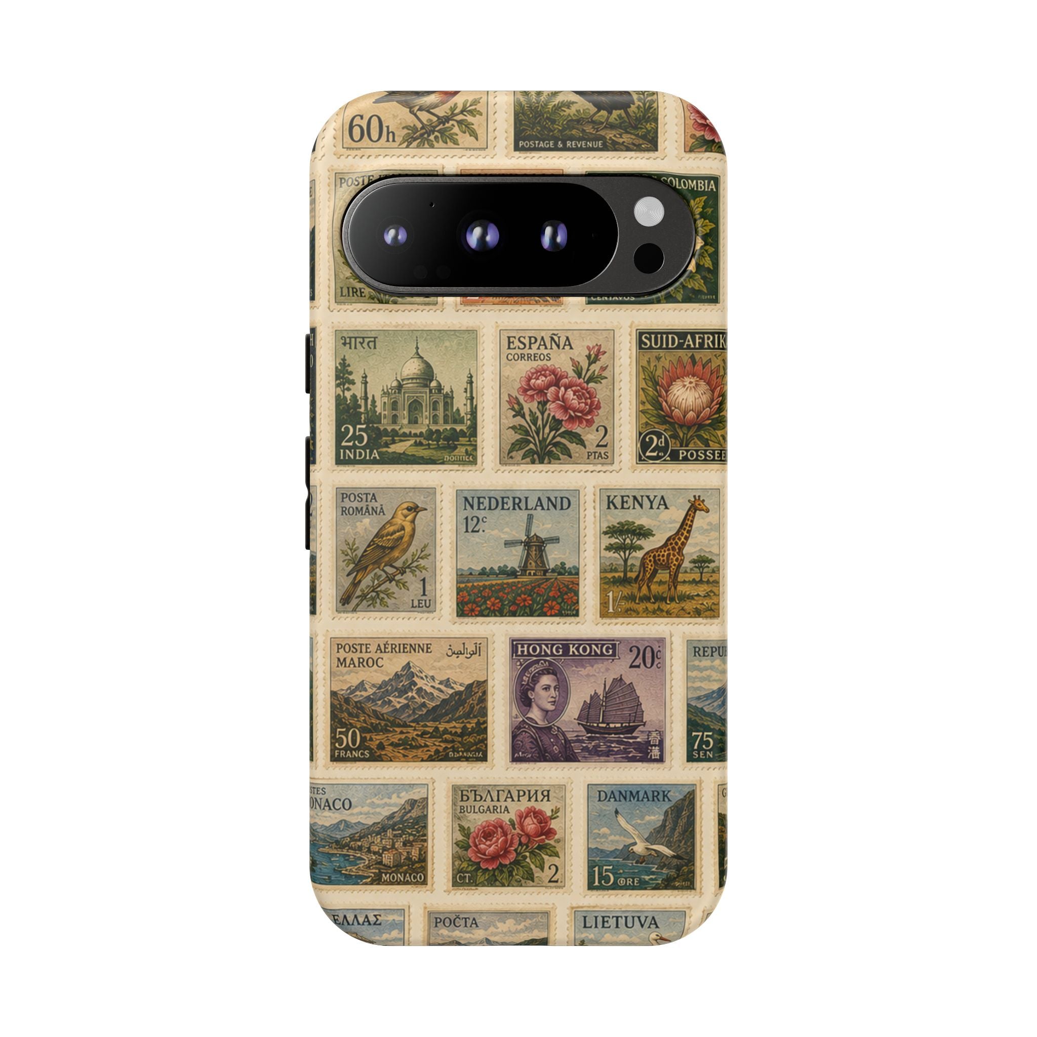Vintage Postage Stamp Phone Case | Multiple Types