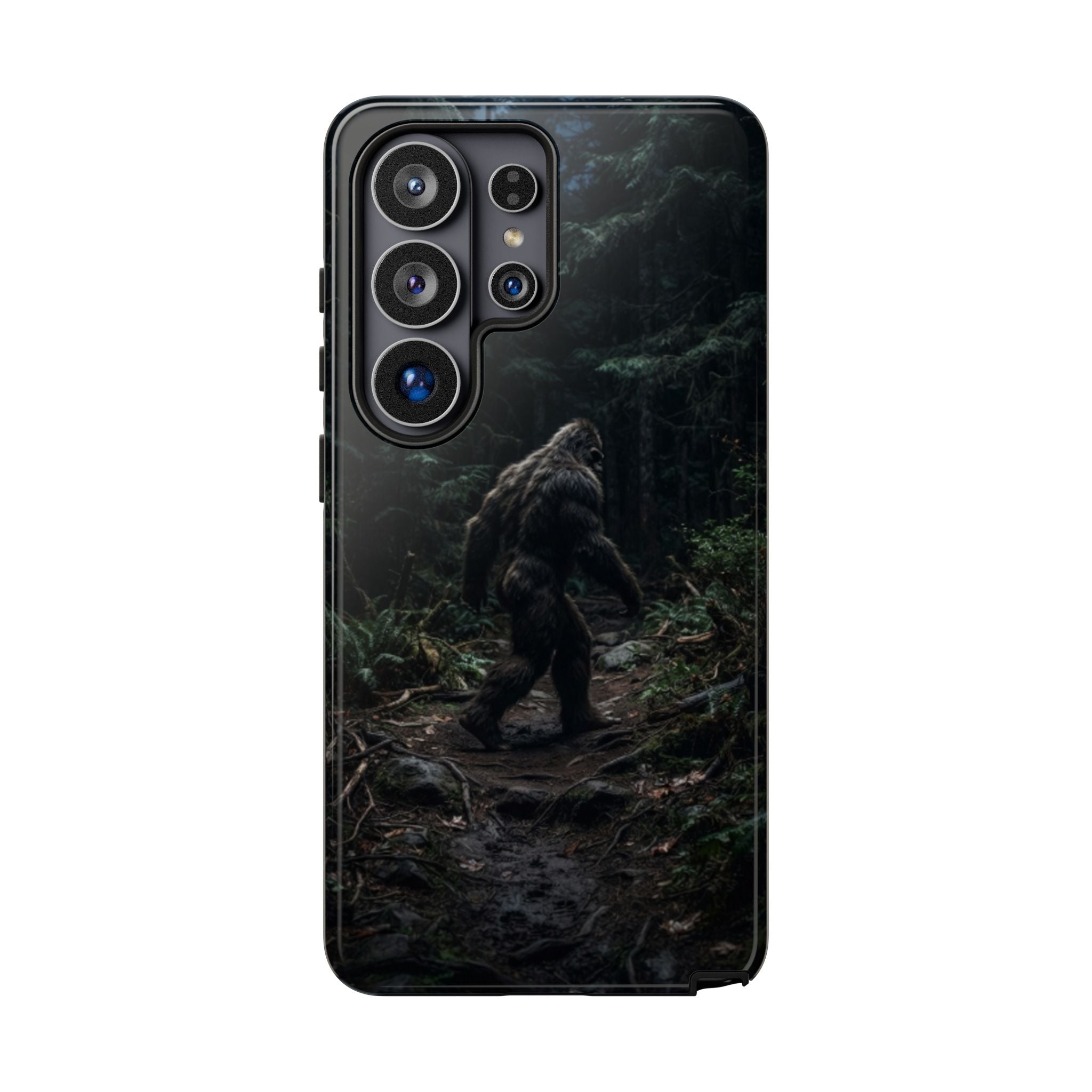 Bigfoot Forest Phone Case — Sasquatch Woodland Protective Cover