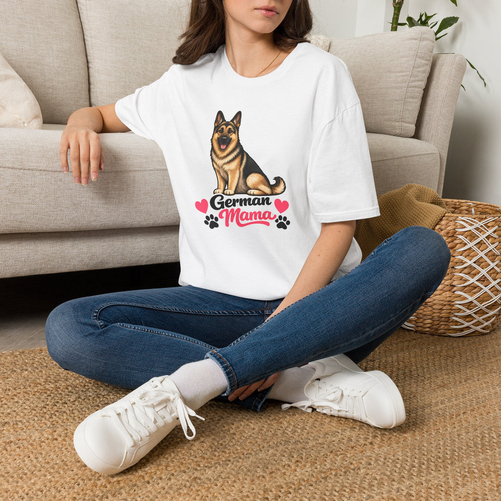 German Mama T-Shirt — Cute German Shepherd Mom Tee