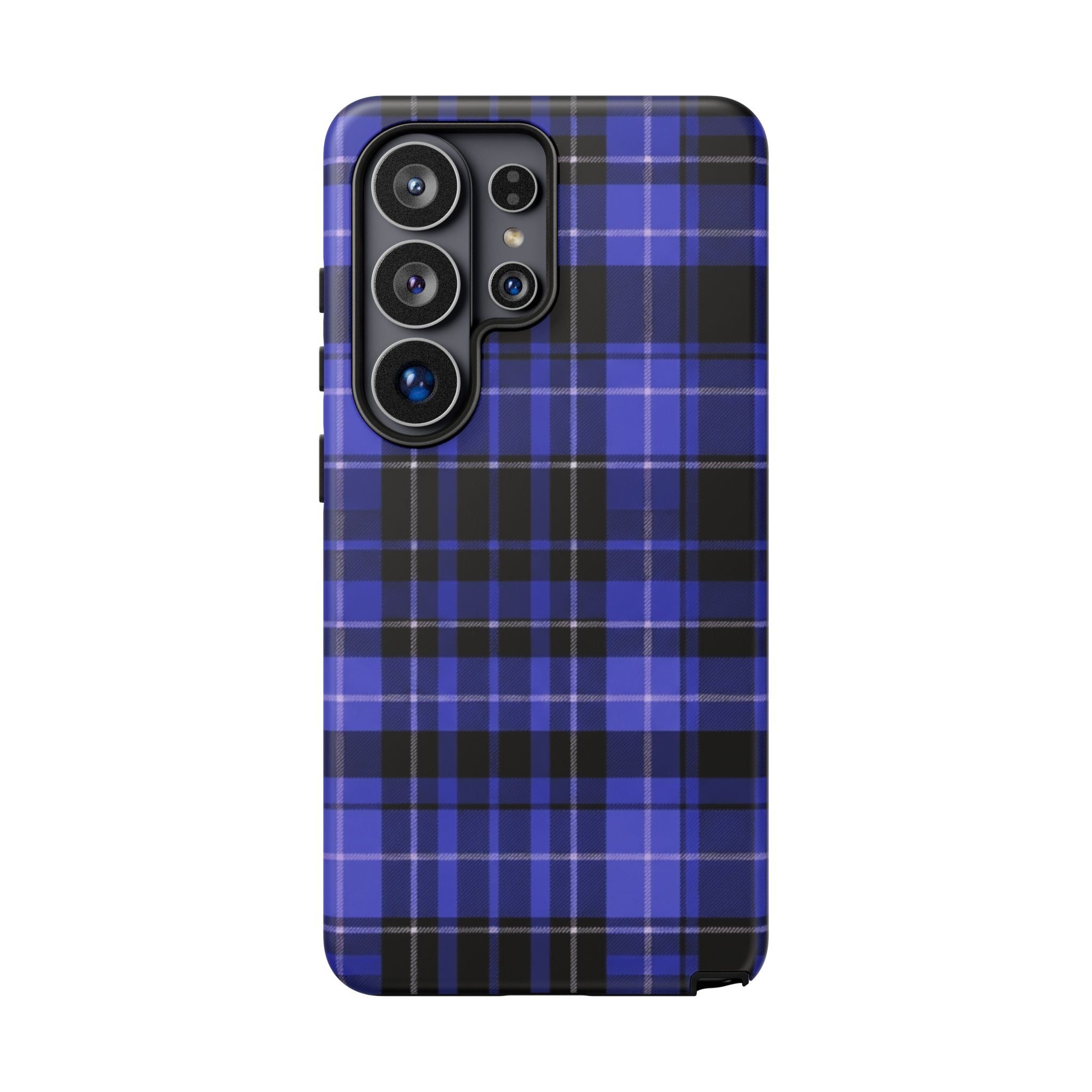 Blue Buffalo Plaid Tough Case — Blue Plaid Protective Phone Case