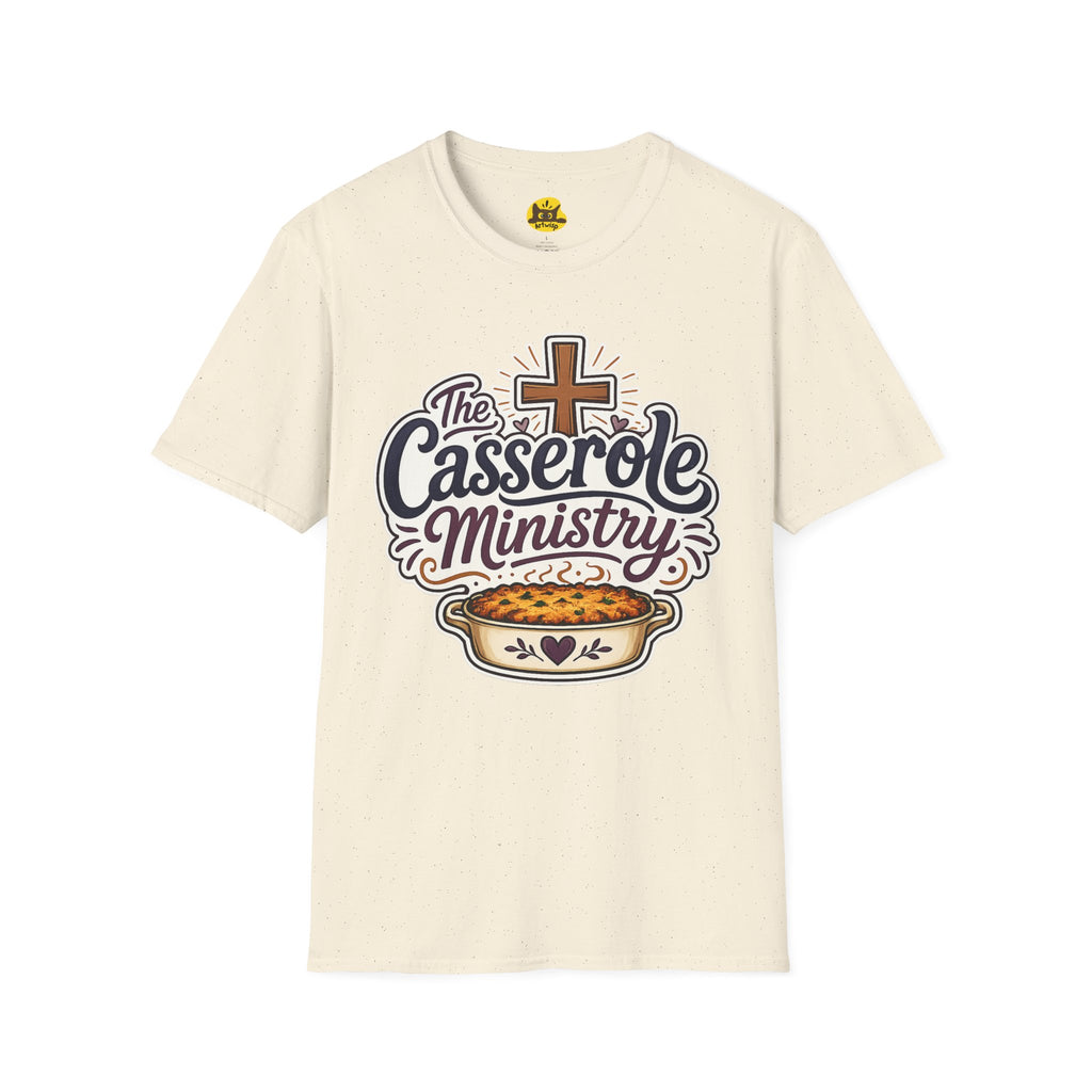 Casserole Ministry T-Shirt — Faith-Based Church Potluck Tee