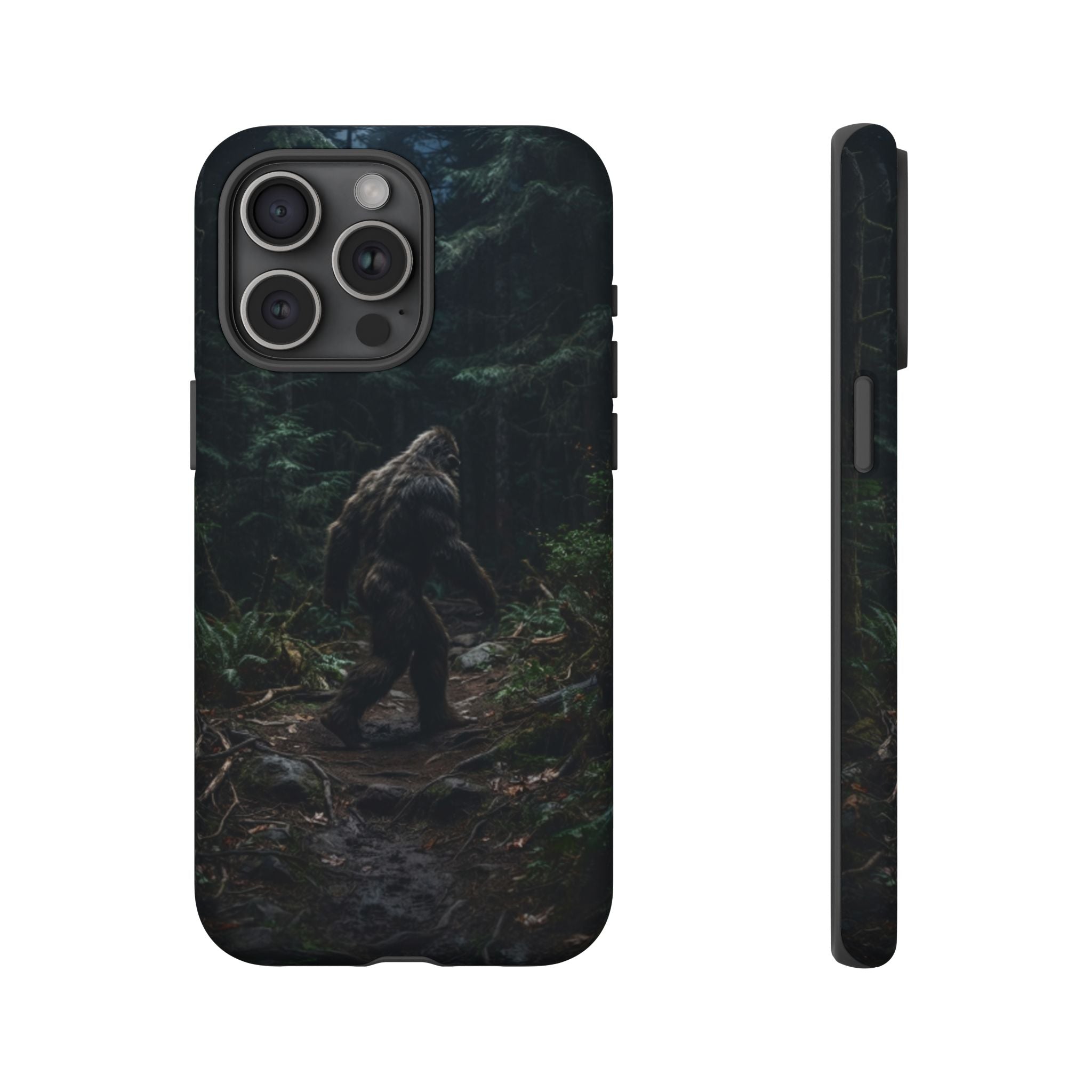 Bigfoot Forest Phone Case — Sasquatch Woodland Protective Cover