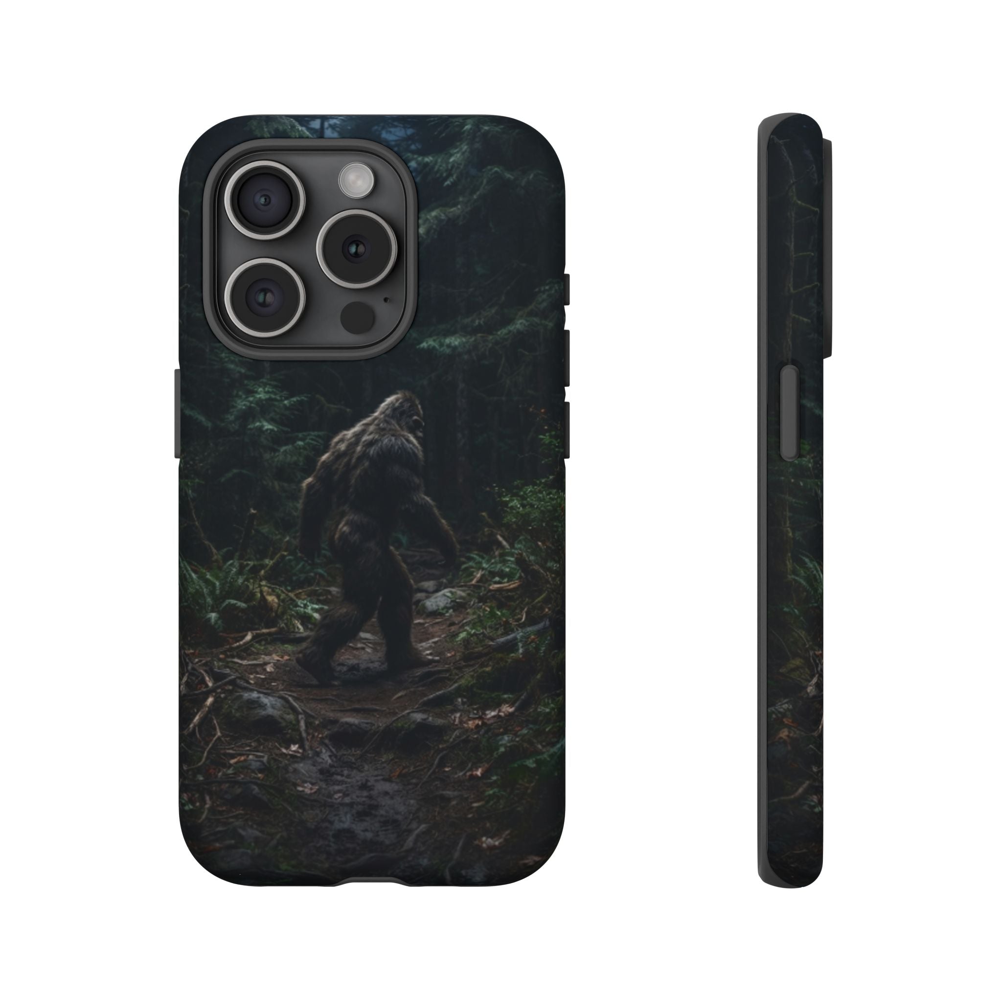 Bigfoot Forest Phone Case — Sasquatch Woodland Protective Cover