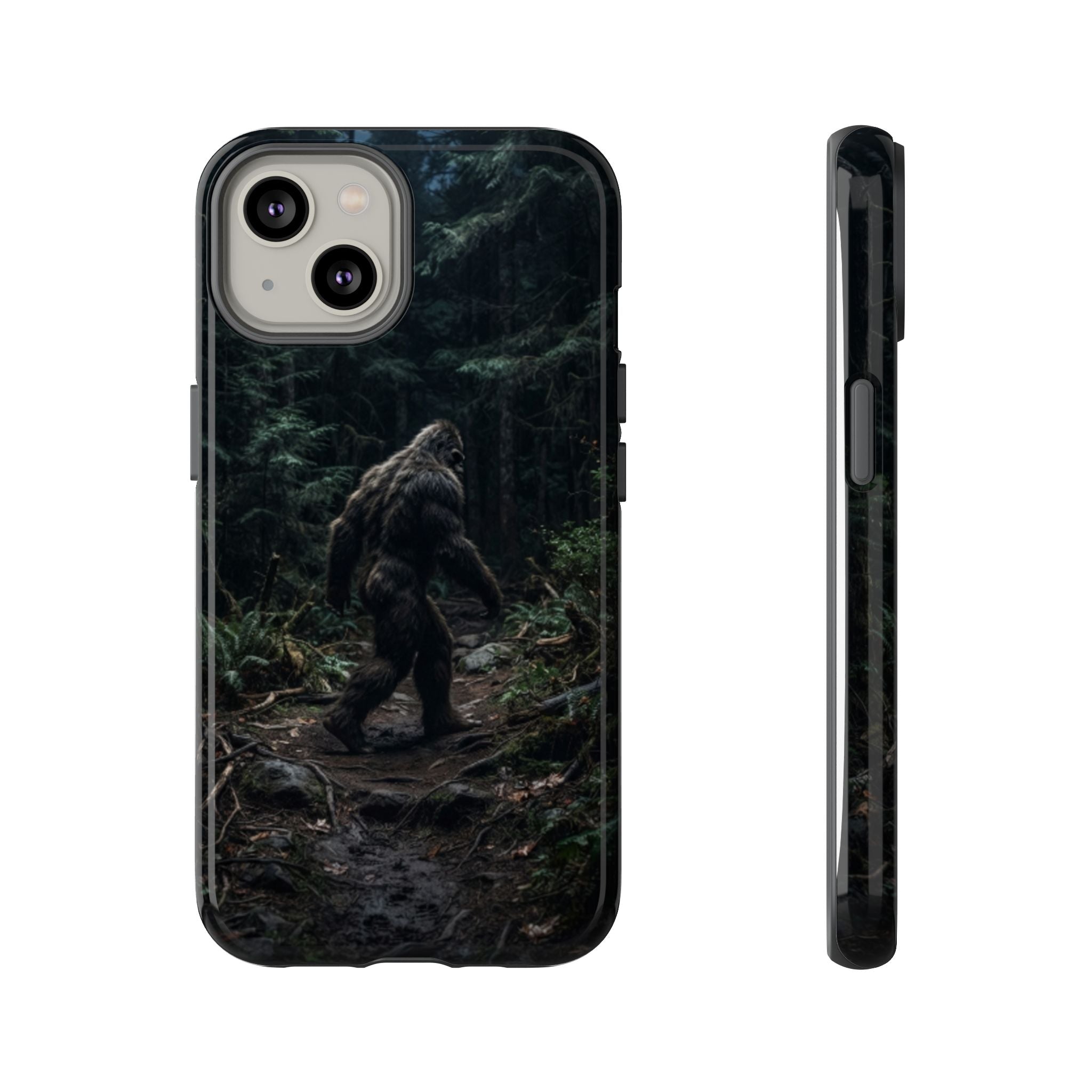 Bigfoot Forest Phone Case — Sasquatch Woodland Protective Cover
