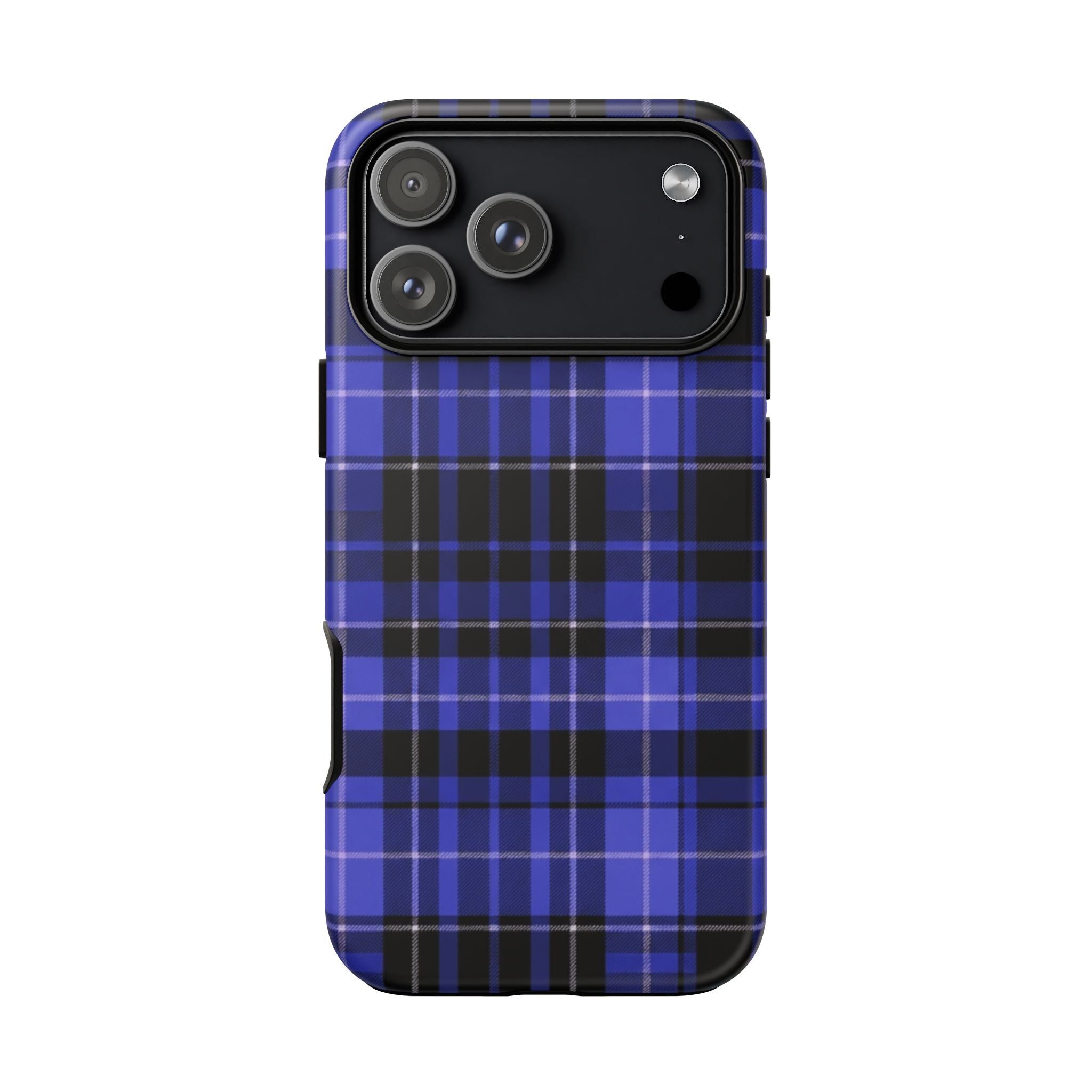Blue Buffalo Plaid Tough Case — Blue Plaid Protective Phone Case