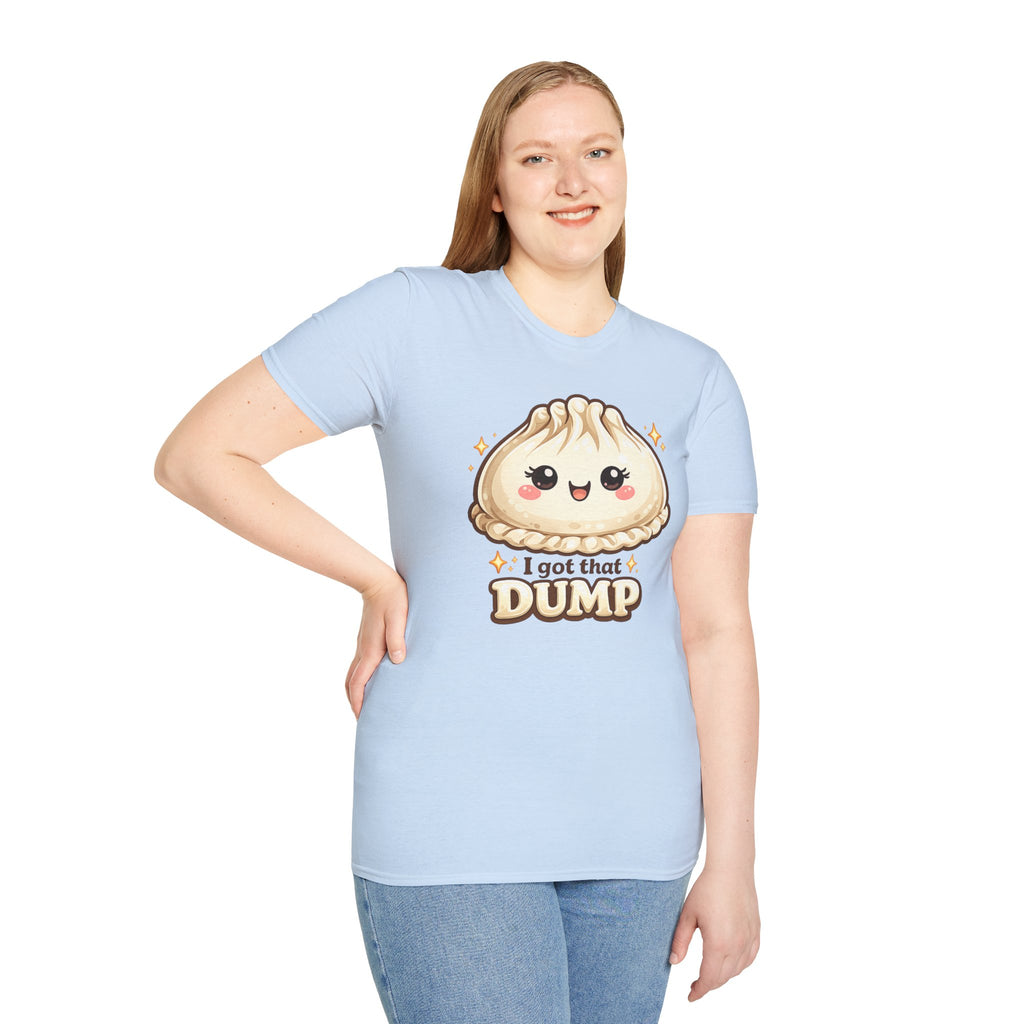 Dumpling T-Shirt — Cute Kawaii Dumpling Design with "I Got That Dump"