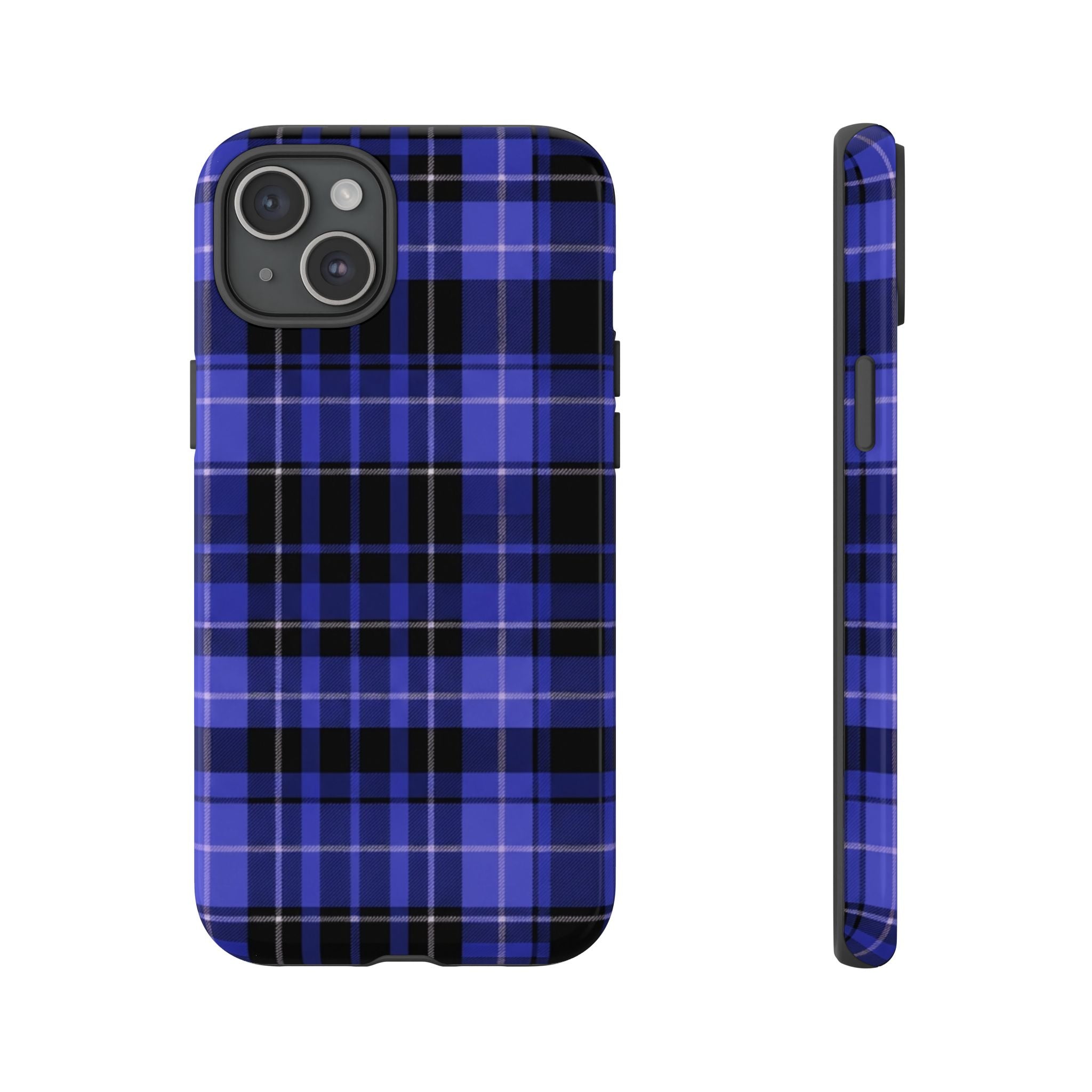 Blue Buffalo Plaid Tough Case — Blue Plaid Protective Phone Case