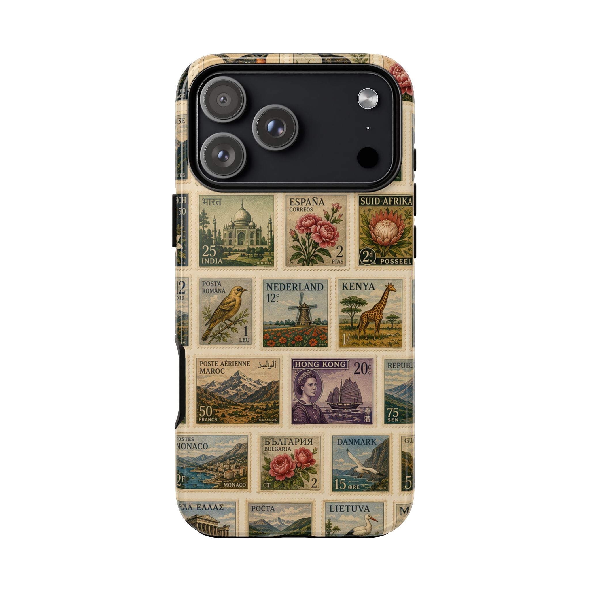 Vintage Postage Stamp Phone Case | Multiple Types