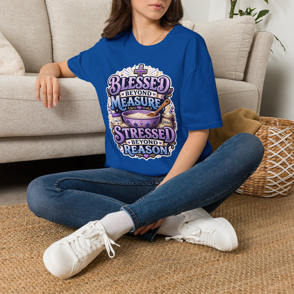Blessed Beyond Measure T-Shirt — Faith-Inspired Christian Graphic Tee