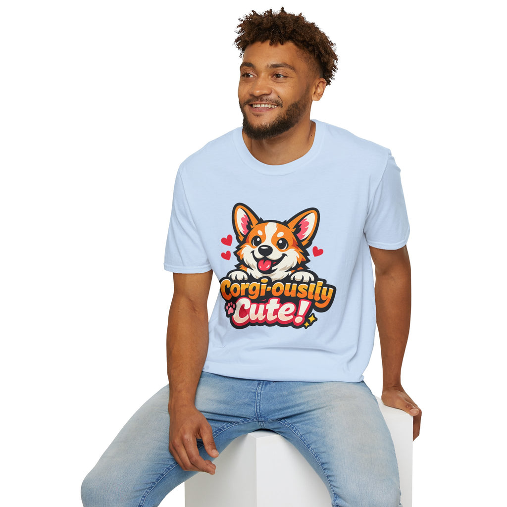 Corgi-ously Cute! Corgi Graphic T-Shirt